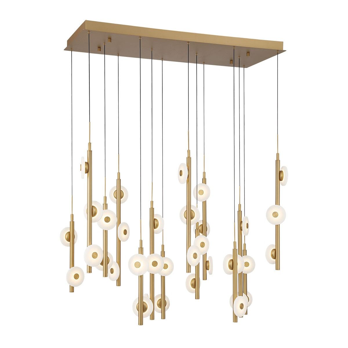 Lib & Co. Canada - 12366-030 - LED Chandelier - Etna - Painted antique brass