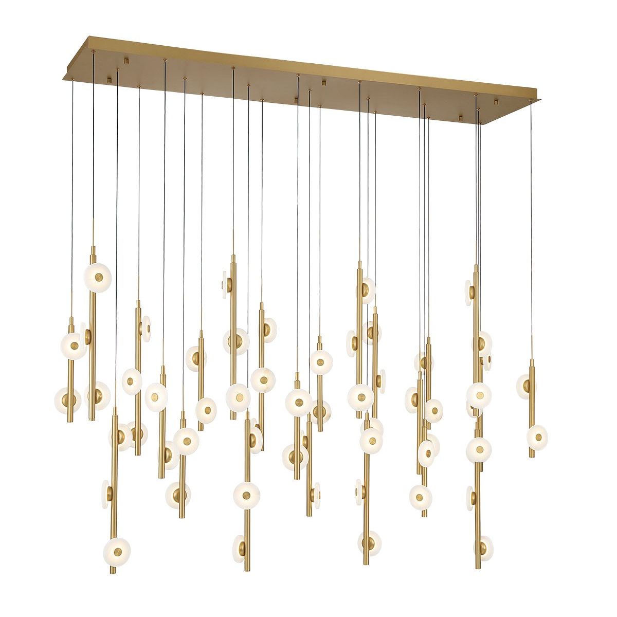 Lib & Co. Canada - 12368-030 - LED Chandelier - Etna - Painted antique brass