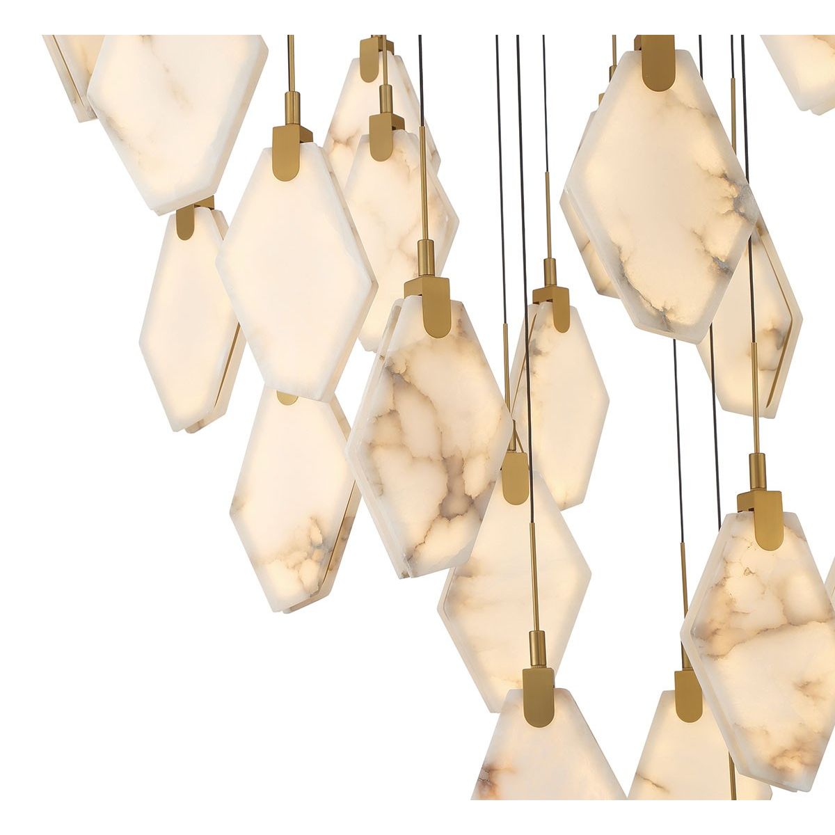 Lib & Co. Canada - 12385-030 - LED Chandelier - Kosmos - Painted antique brass