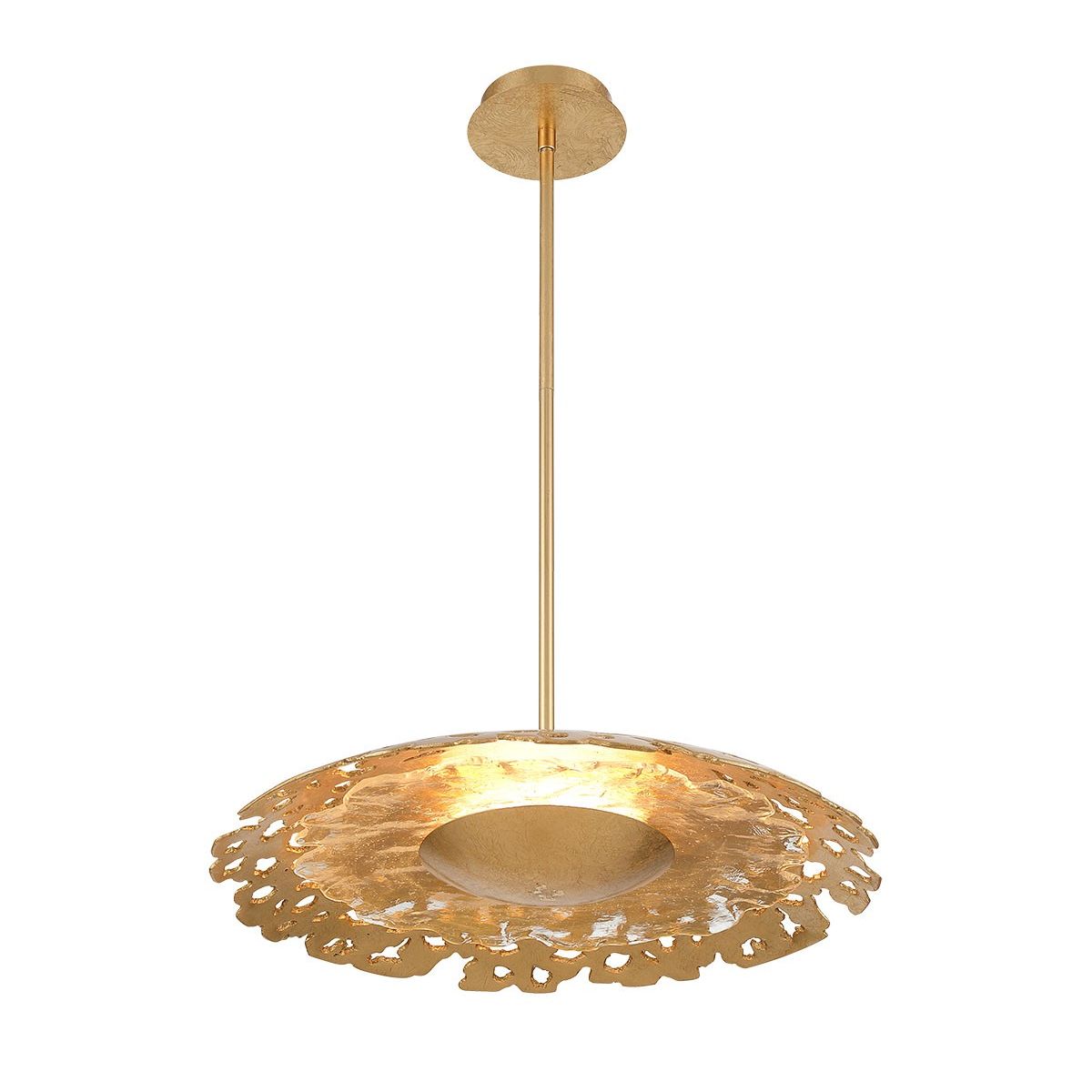 Lib & Co. Canada - 12319-028 - LED Chandelier - Lipari - Gold leaf
