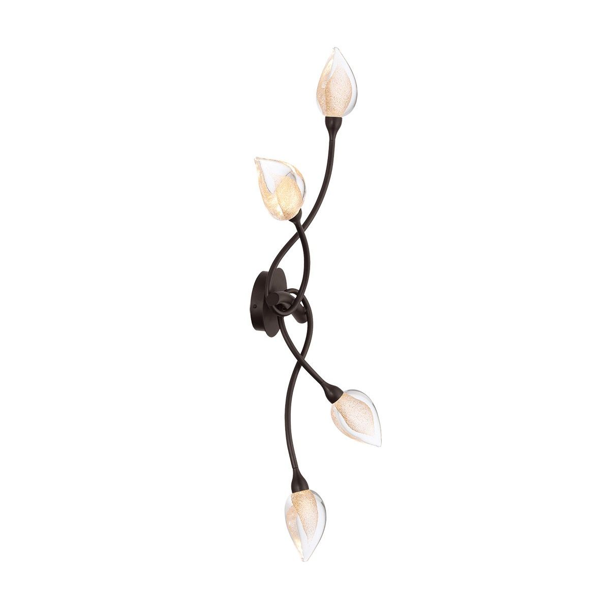 Lib & Co. Canada - 12312-043 - LED Wall Mount - Modena - Black with gold accent
