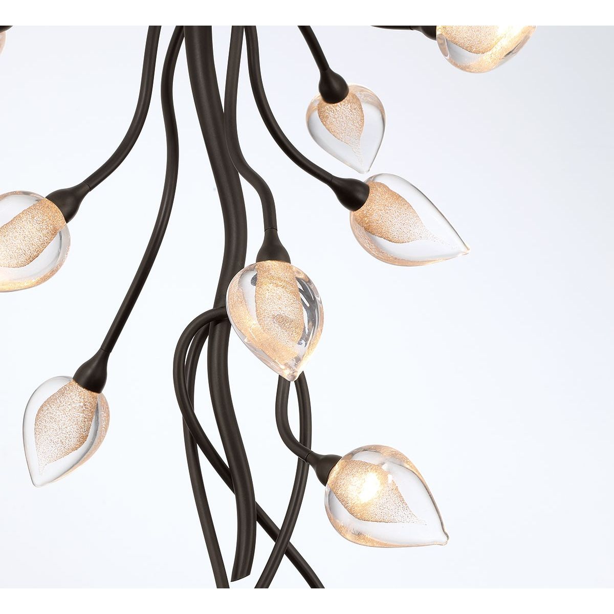 Lib & Co. Canada - 12307-043 - LED Chandelier - Modena - Black with gold accent