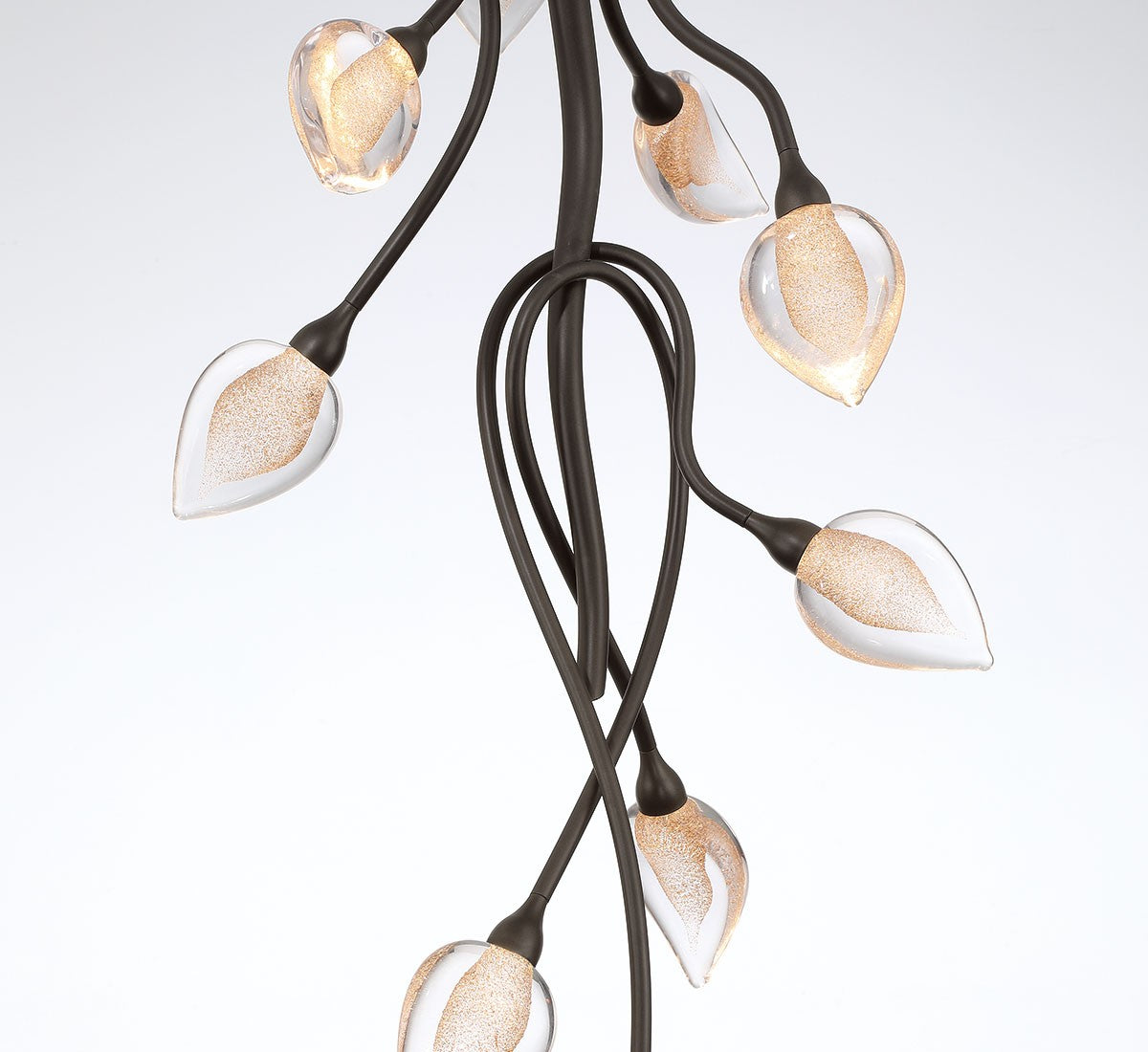 Lib & Co. Canada - 12307-043 - LED Chandelier - Modena - Black with gold accent