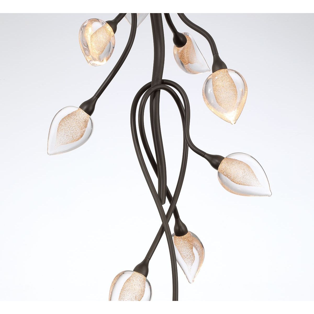 Lib & Co. Canada - 12307-043 - LED Chandelier - Modena - Black with gold accent