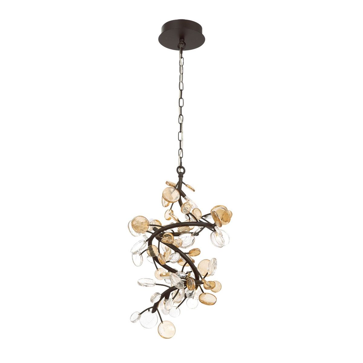 Lib & Co. Canada - 12325-043 - LED Pendant - Pisa - Black with gold accent