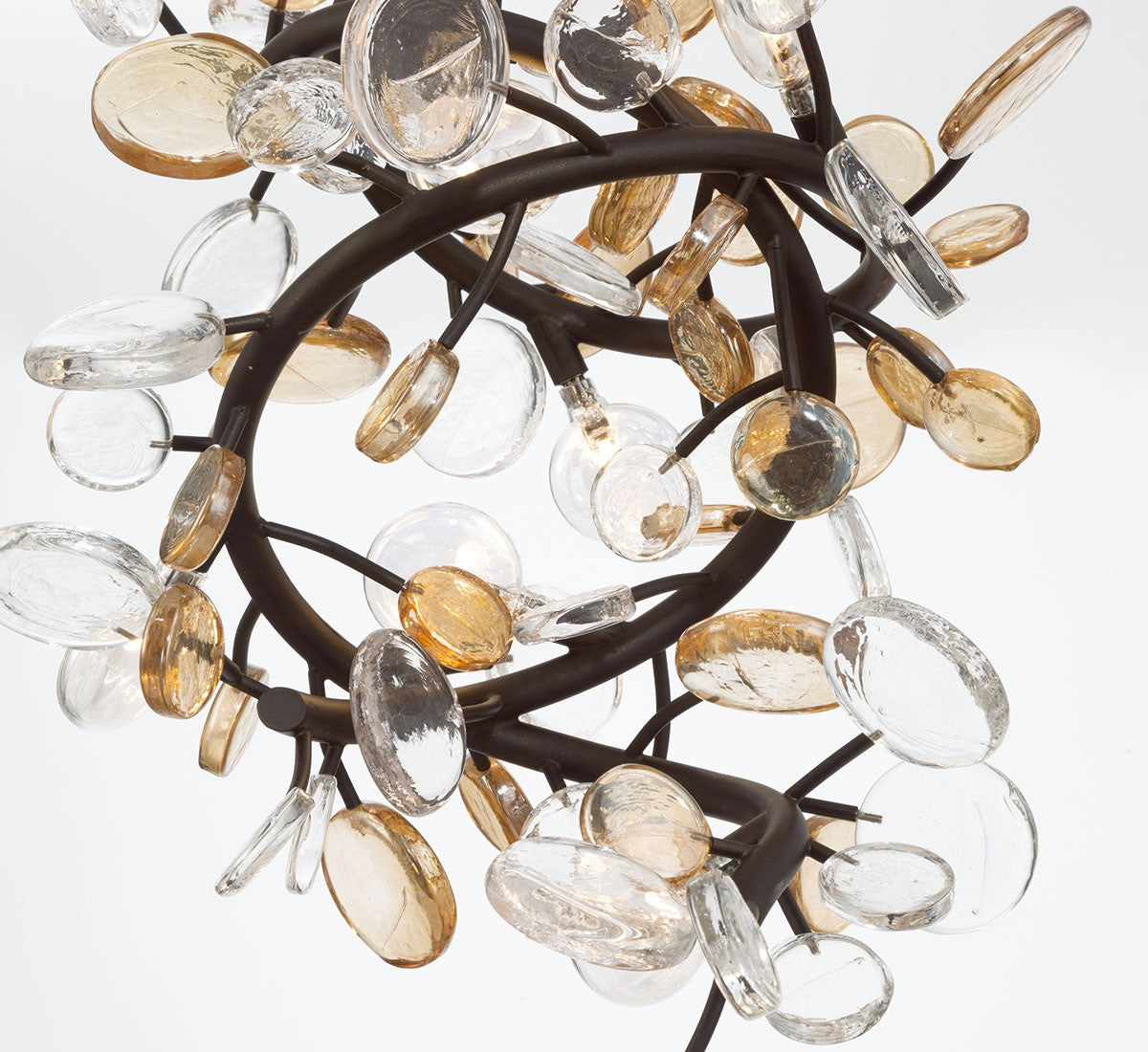 Lib & Co. Canada - 12325-043 - LED Pendant - Pisa - Black with gold accent