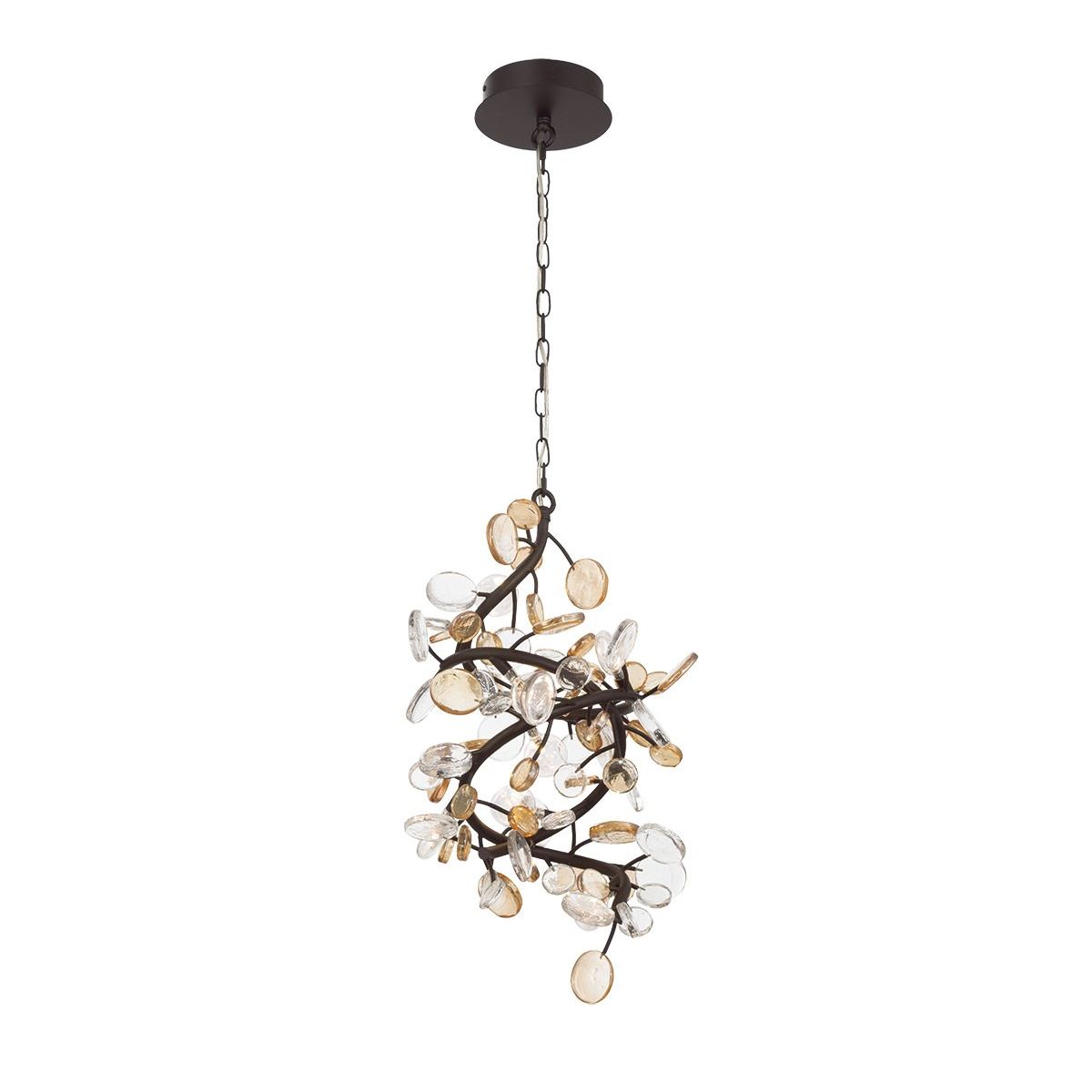 Lib & Co. Canada - 12325-043 - LED Pendant - Pisa - Black with gold accent
