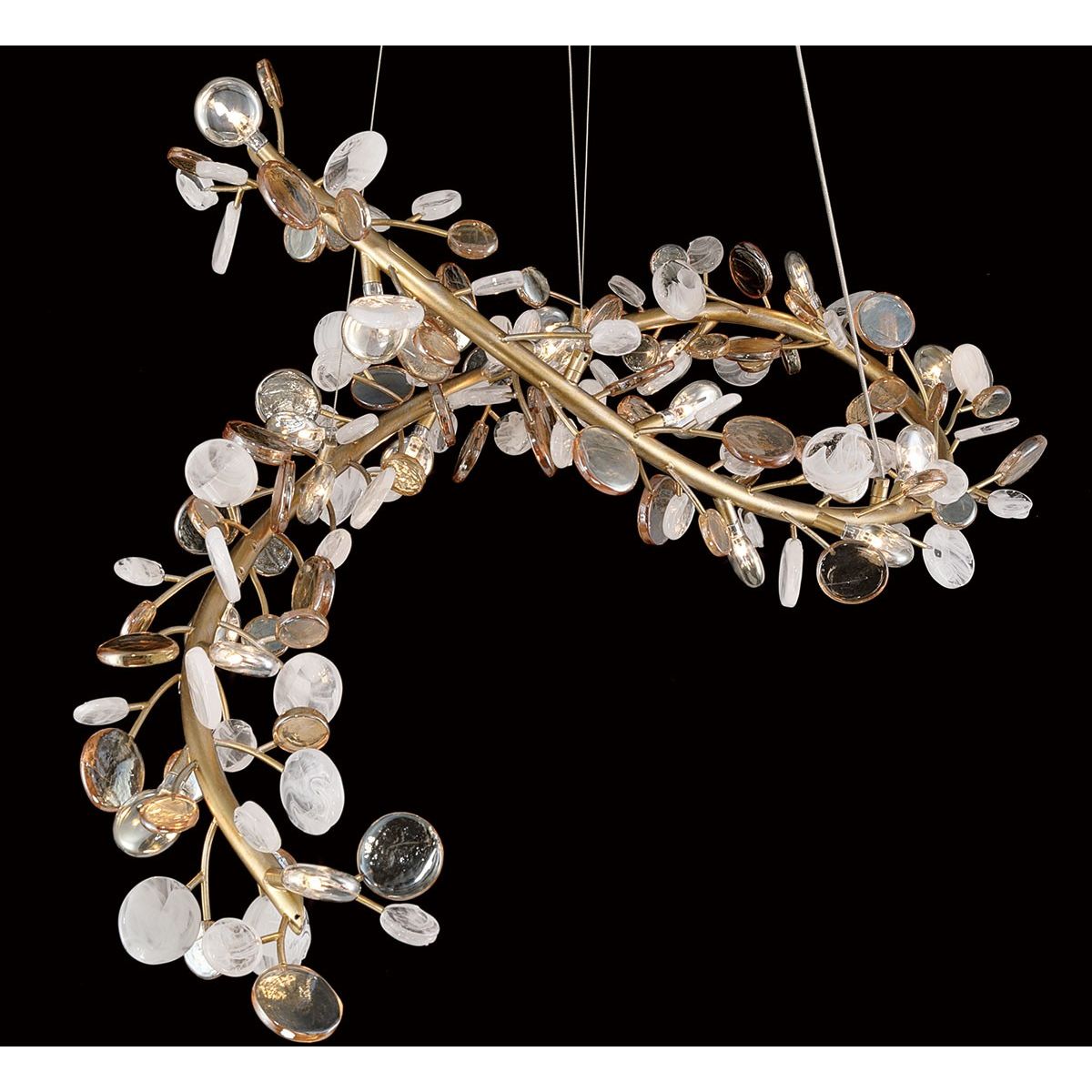 Lib & Co. Canada - 12222-057 - LED Chandelier - Pisa - Antique gold