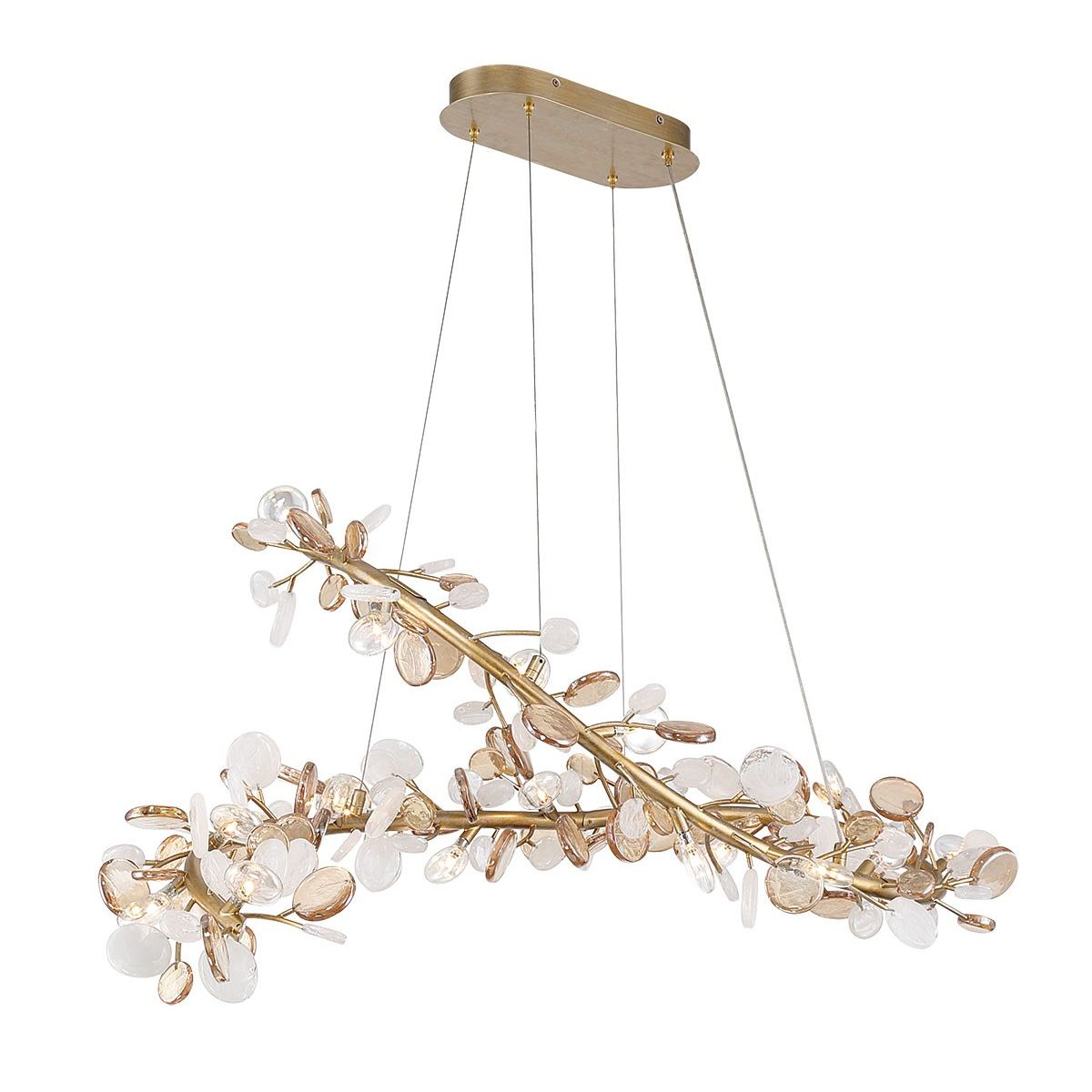Lib & Co. Canada - 12222-057 - LED Chandelier - Pisa - Antique gold
