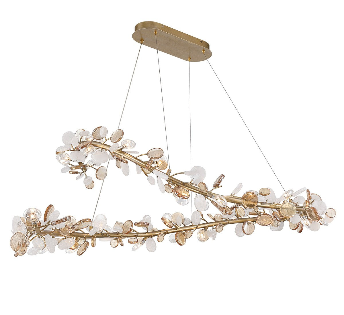 Lib & Co. Canada - 12222-057 - LED Chandelier - Pisa - Antique gold