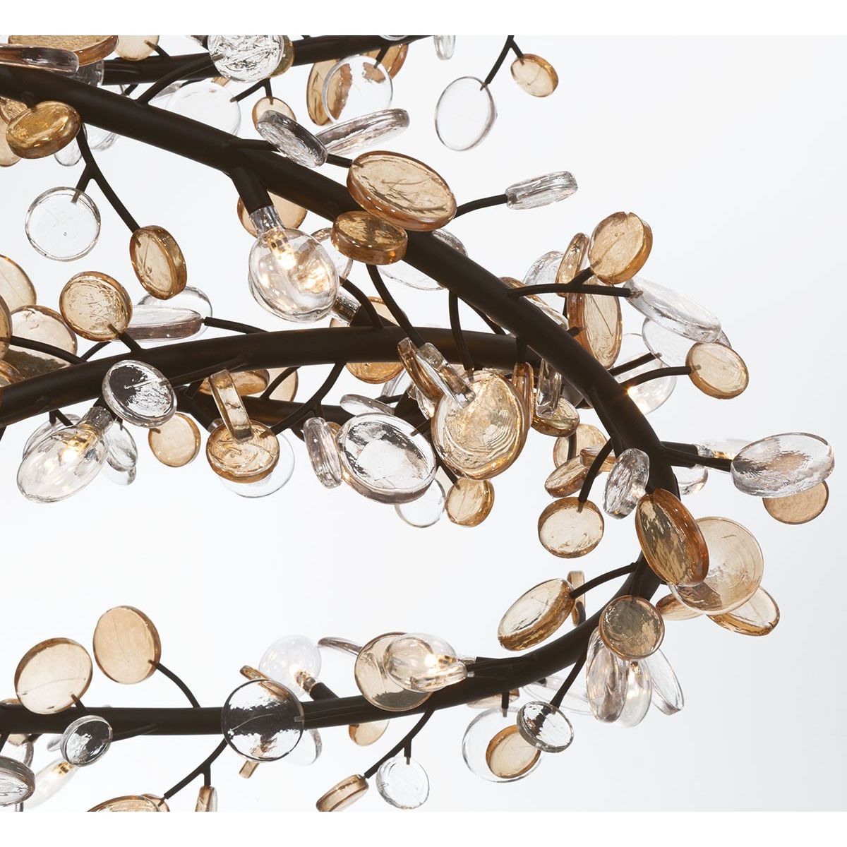 Lib & Co. Canada - 12328-043 - LED Chandelier - Pisa - Black with gold accent
