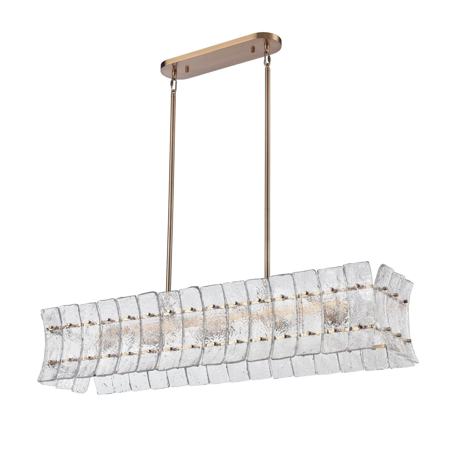 Arabela Lighting - 85354-6 - Luminaire linéaire à six lampes Suspendu - Sophie - Or laqué