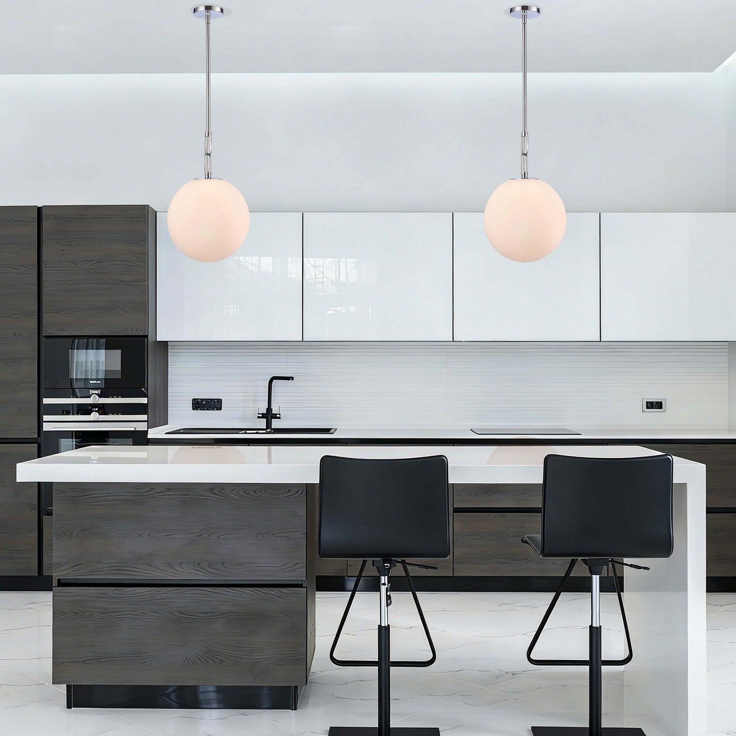 Arabela Lighting - 85376-1 - One Light Pendant - Concentro - Polished Chrome
