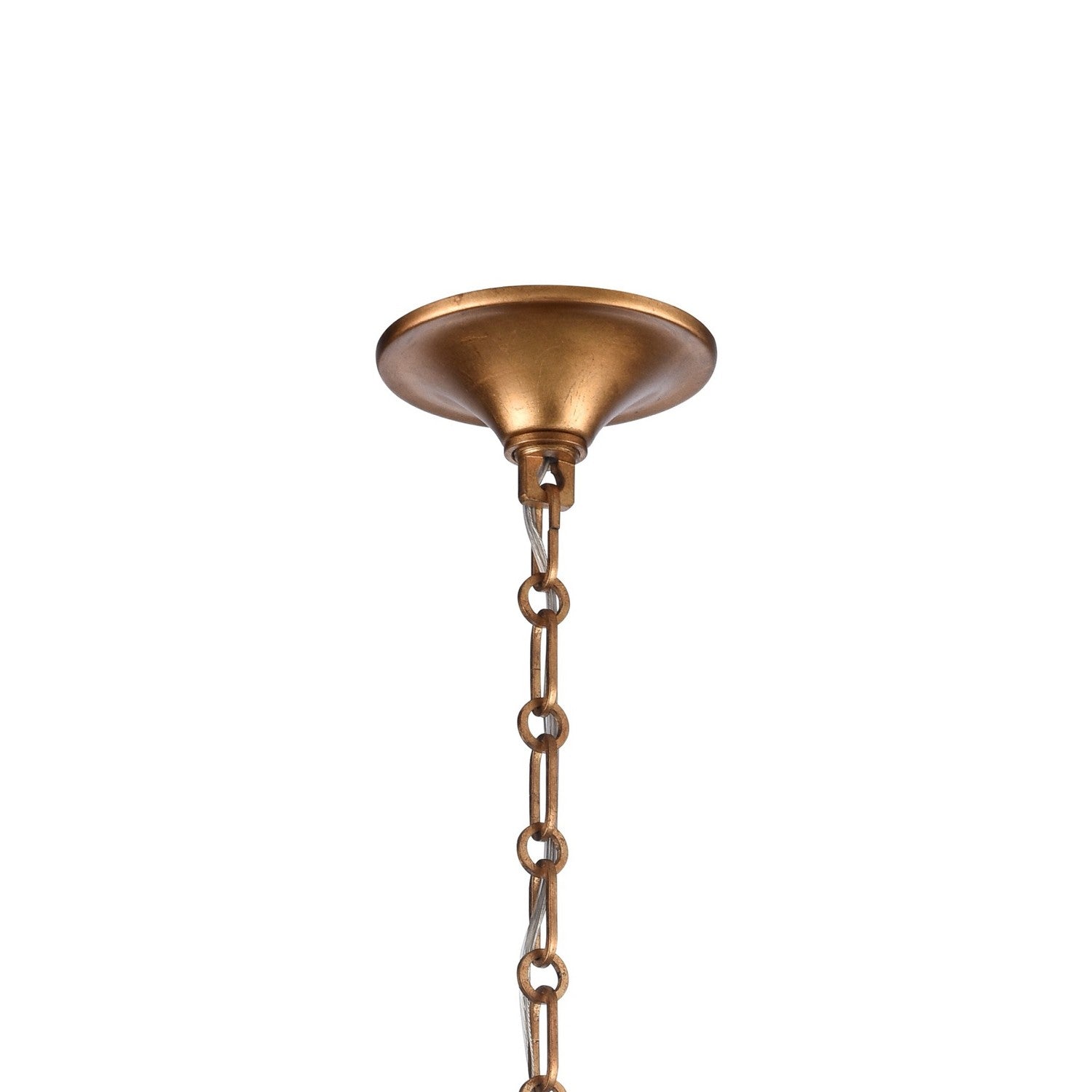 Arabela Lighting - 85490-10 - Ten Light Pendant - Fiore - Antique Gold Leaf