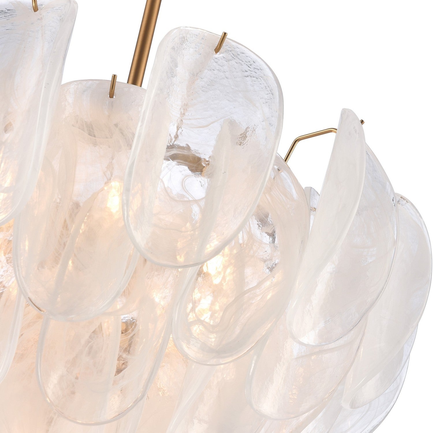 Arabela Lighting - 85410-7 - Sept lumières Suspension Château - Laiton satiné