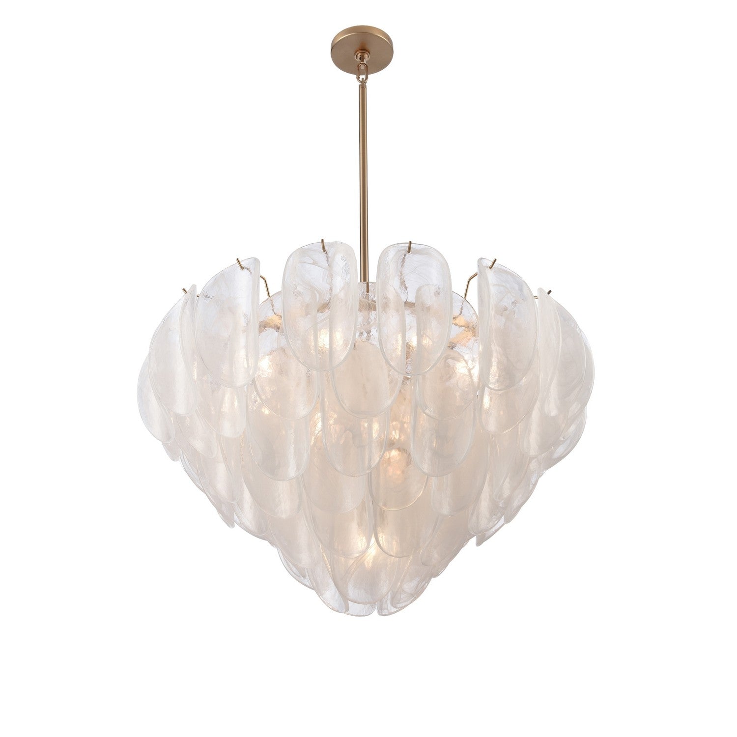 Arabela Lighting - 85411-13 - Luminaire à 13 lampes Suspension Château - Laiton satiné