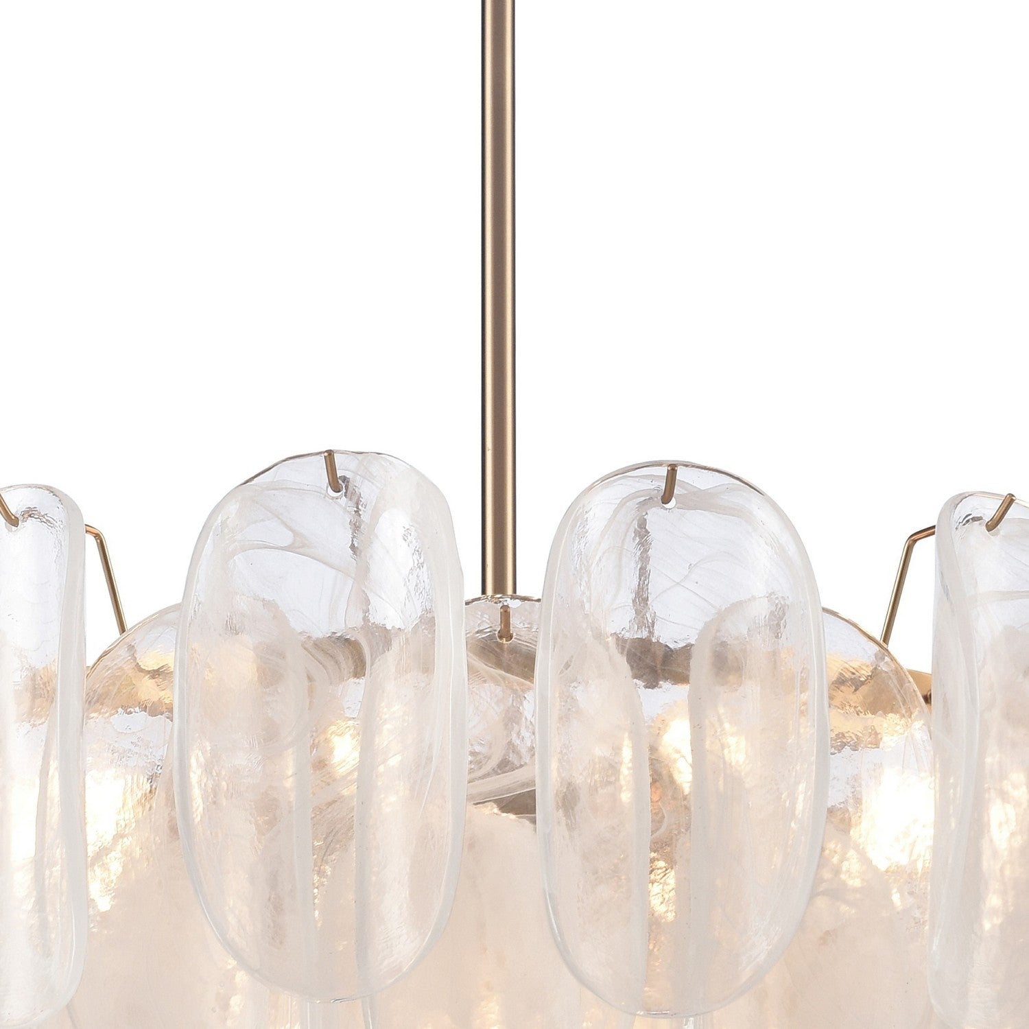 Arabela Lighting - 85411-13 - Luminaire à 13 lampes Suspension Château - Laiton satiné