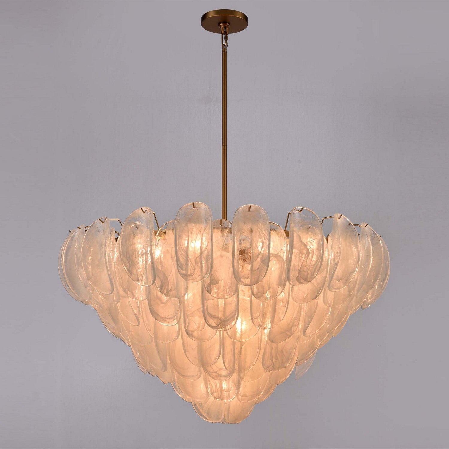 Arabela Lighting - 85412-17 - 17 lampes Suspension Château - Laiton satiné