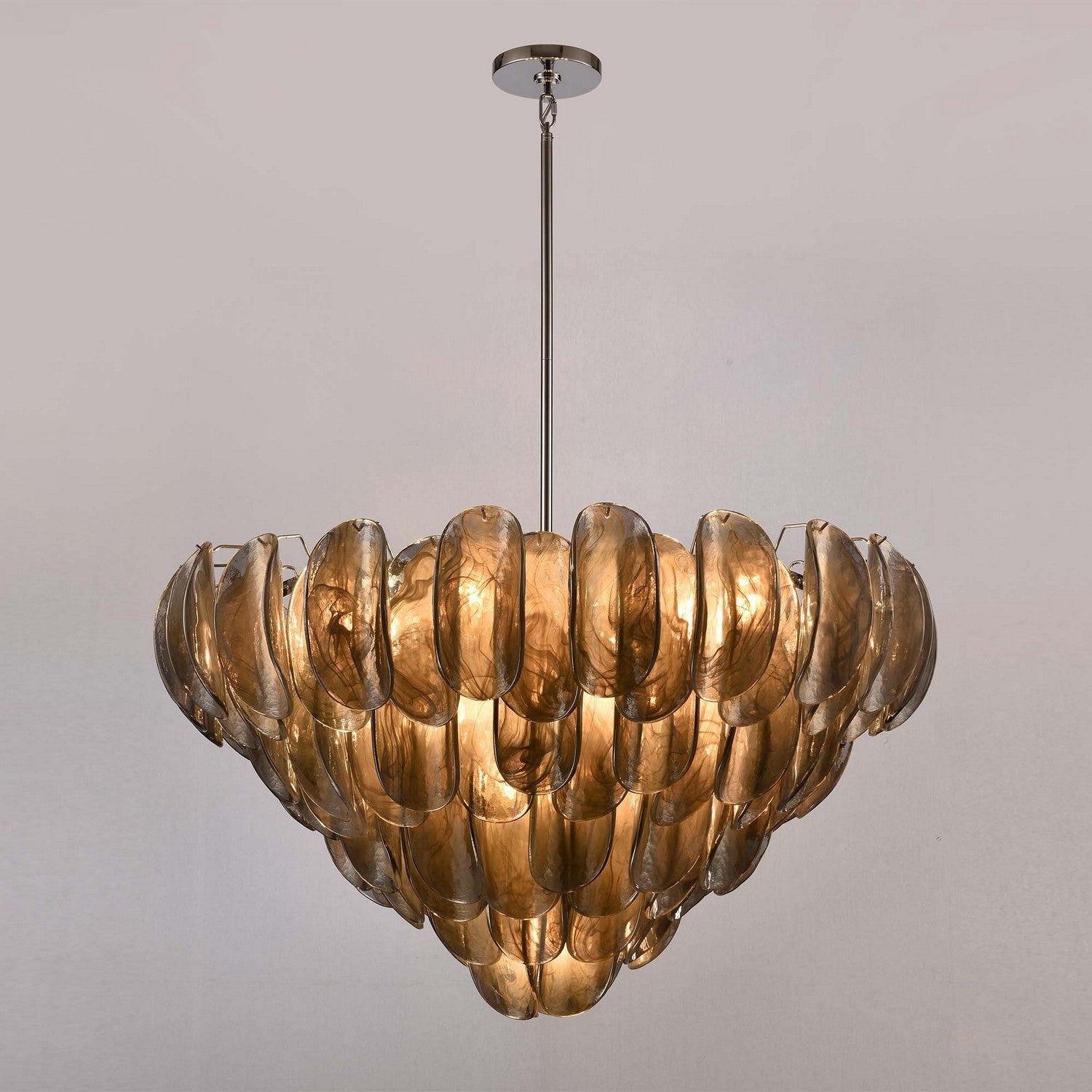 Arabela Lighting - 85512-17 - 17 lampes Suspension - Château - Chrome poli