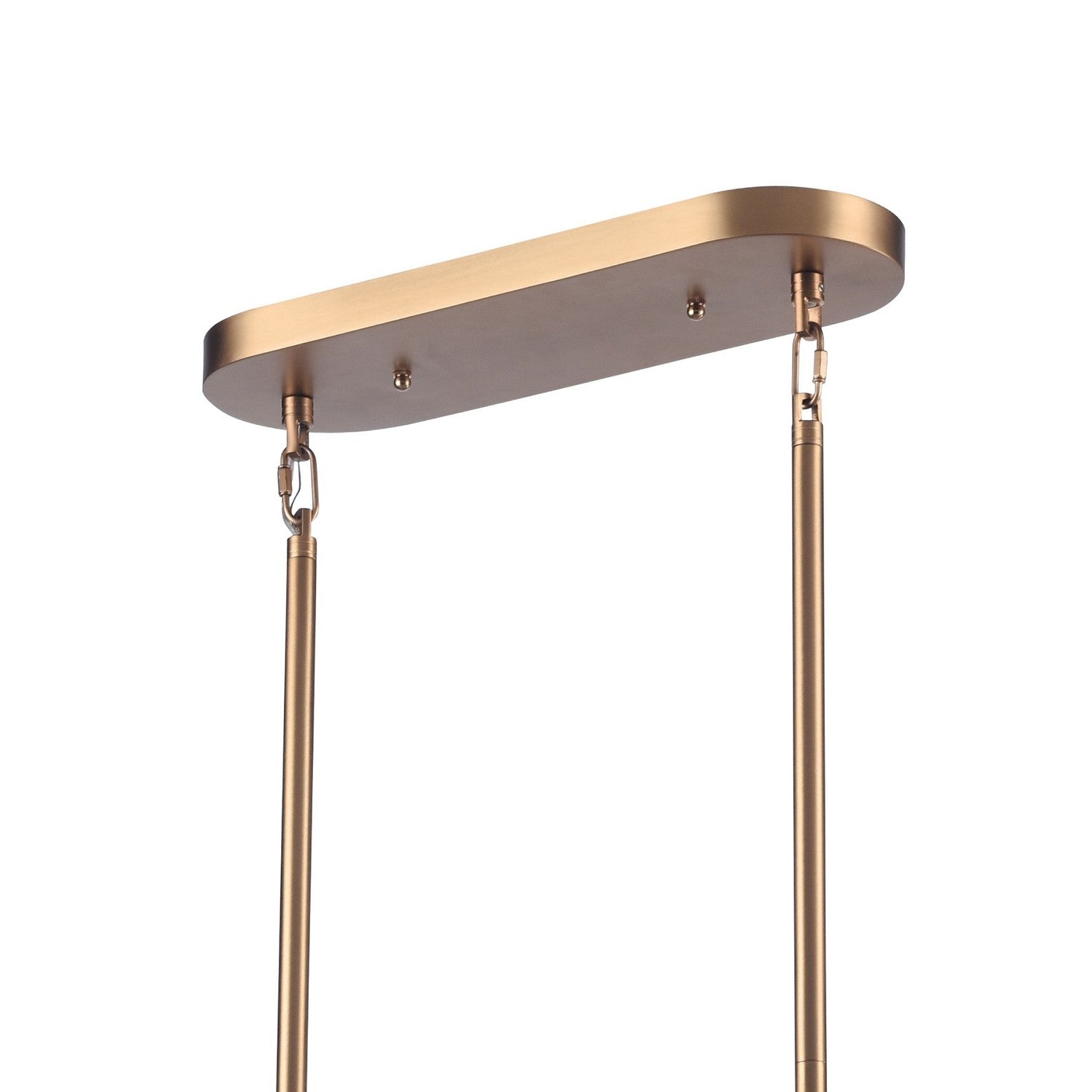 Arabela Lighting - 85413-6 - Six Light Linear Chandelier - Chateau - Satin Brass