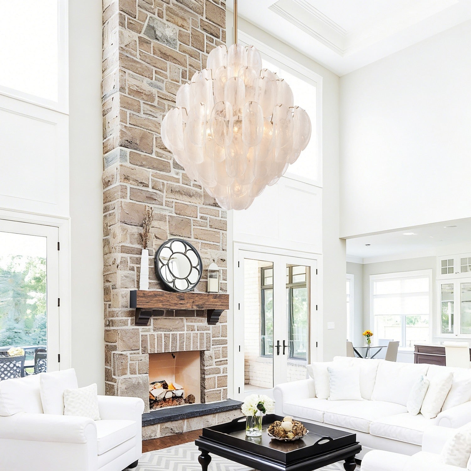 Arabela Lighting - 85414-20 - 20 Light Pendant - Chateau - Satin Brass