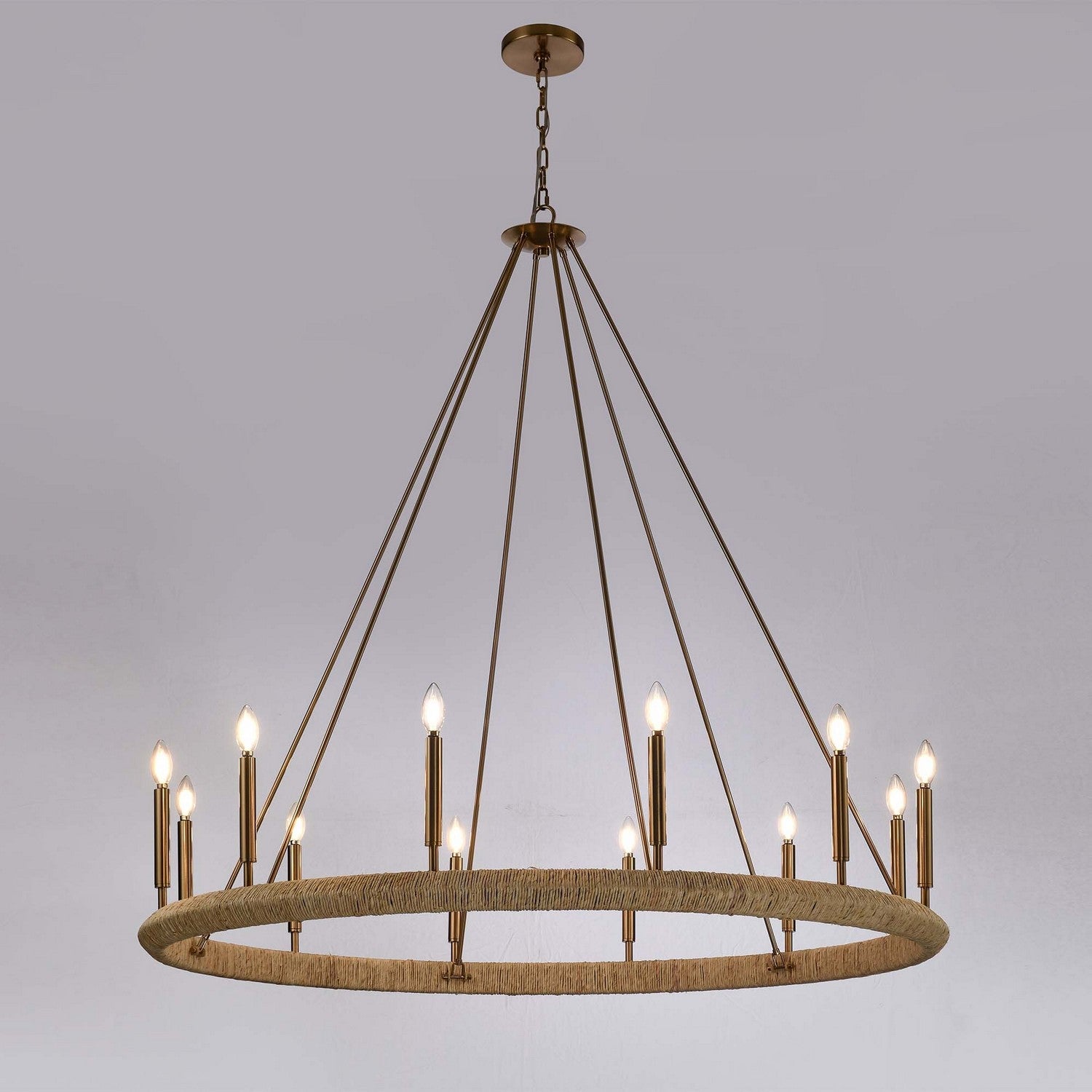 Arabela Lighting - 85433-12 - Guirlande lumineuse à 12 lampes Suspendu - Cabane - Or laqué
