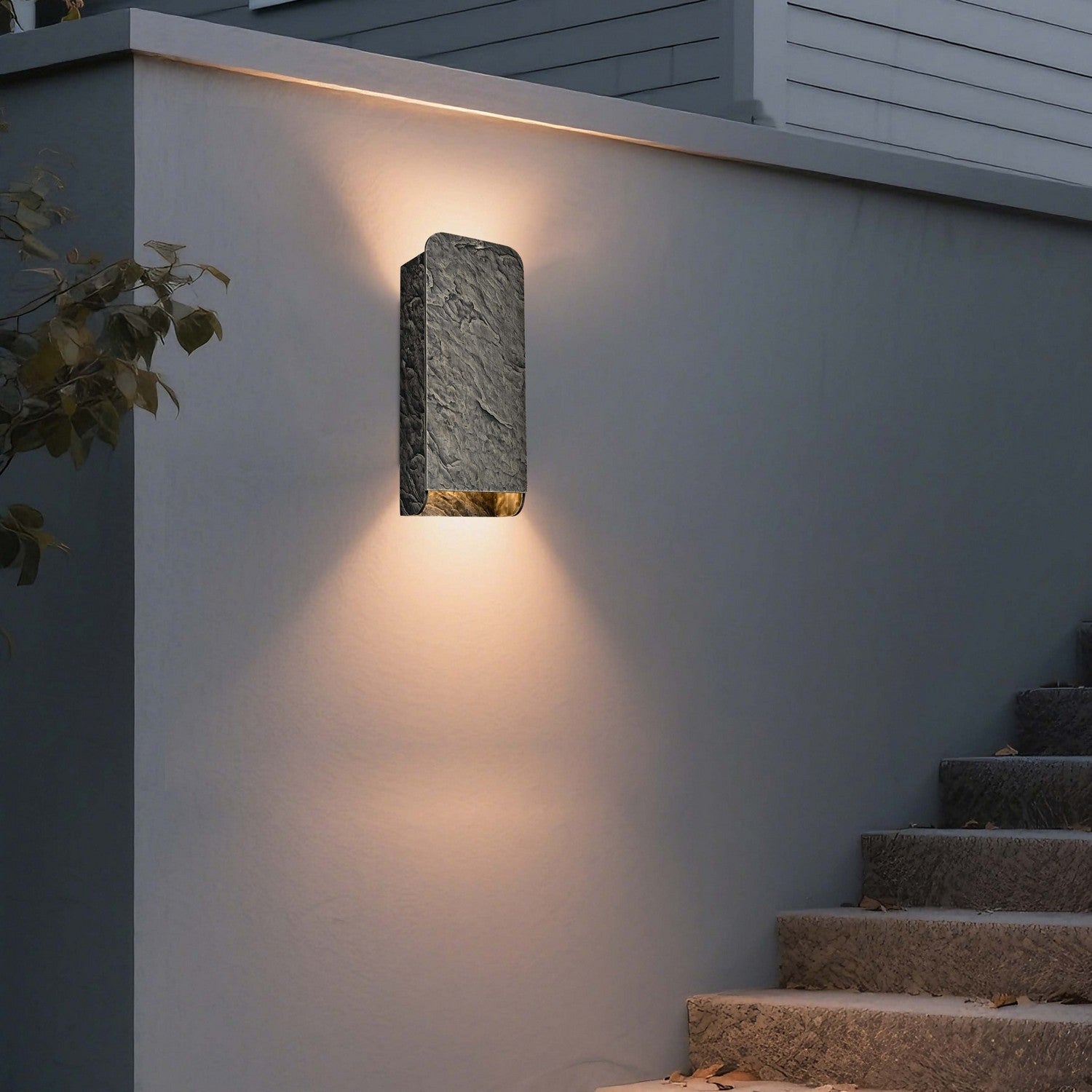 Arabela Lighting - 65011 - Éclairage extérieur LED Murale - Stellis - Gris-Bronze