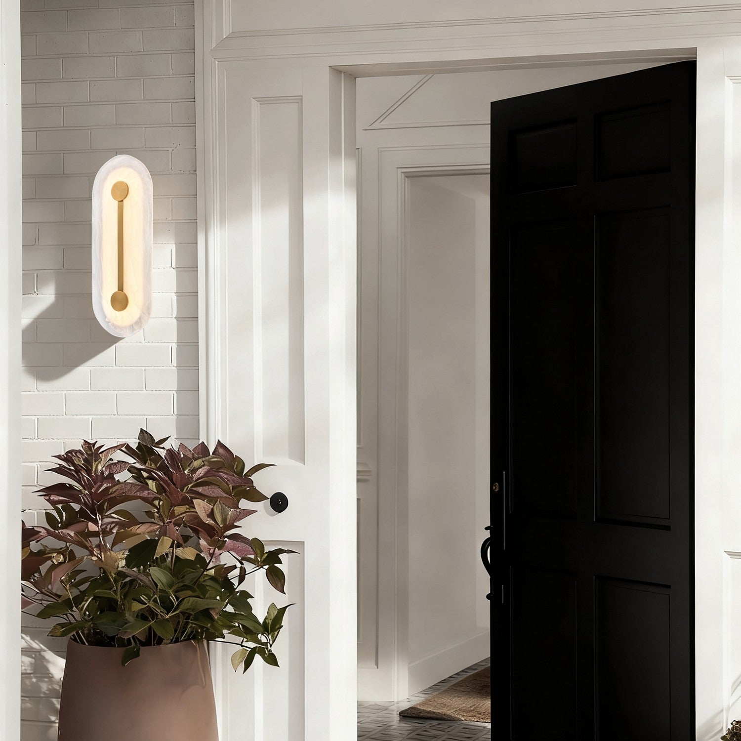 Arabela Lighting - 65051 - LED Outdoor Wall Sconce - Zubris - Gold