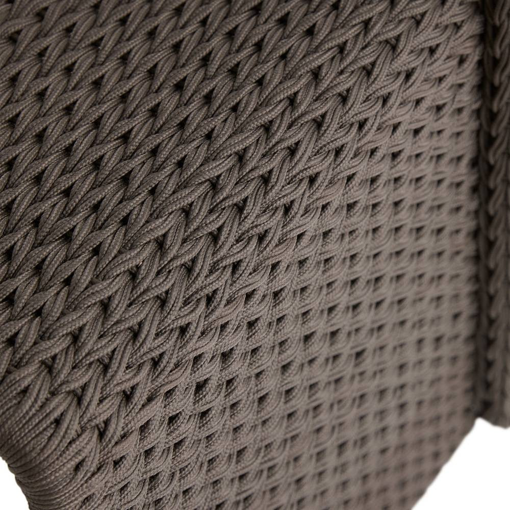 Arteriors - FRS32 - Chaise de salle à manger d'extérieur - Veneto - Brun anthracite