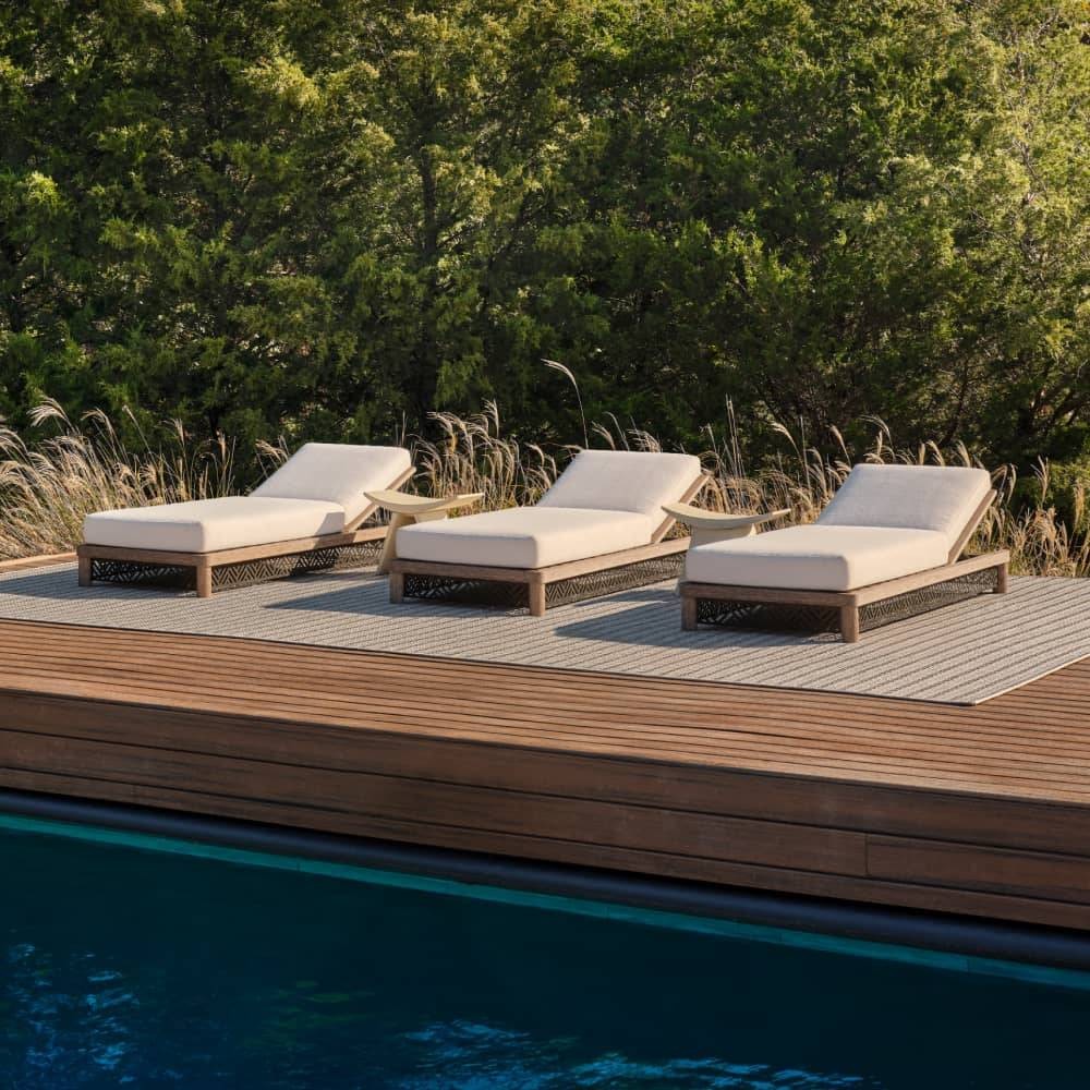 Arteriors - FTS04 - Outdoor Chaise - Emoto