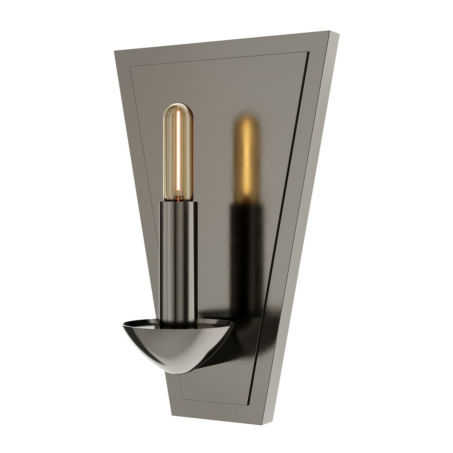 Robert Abbey - BP2954 - One Light Wall Sconce - Goldie - Blackened Polished Nickel