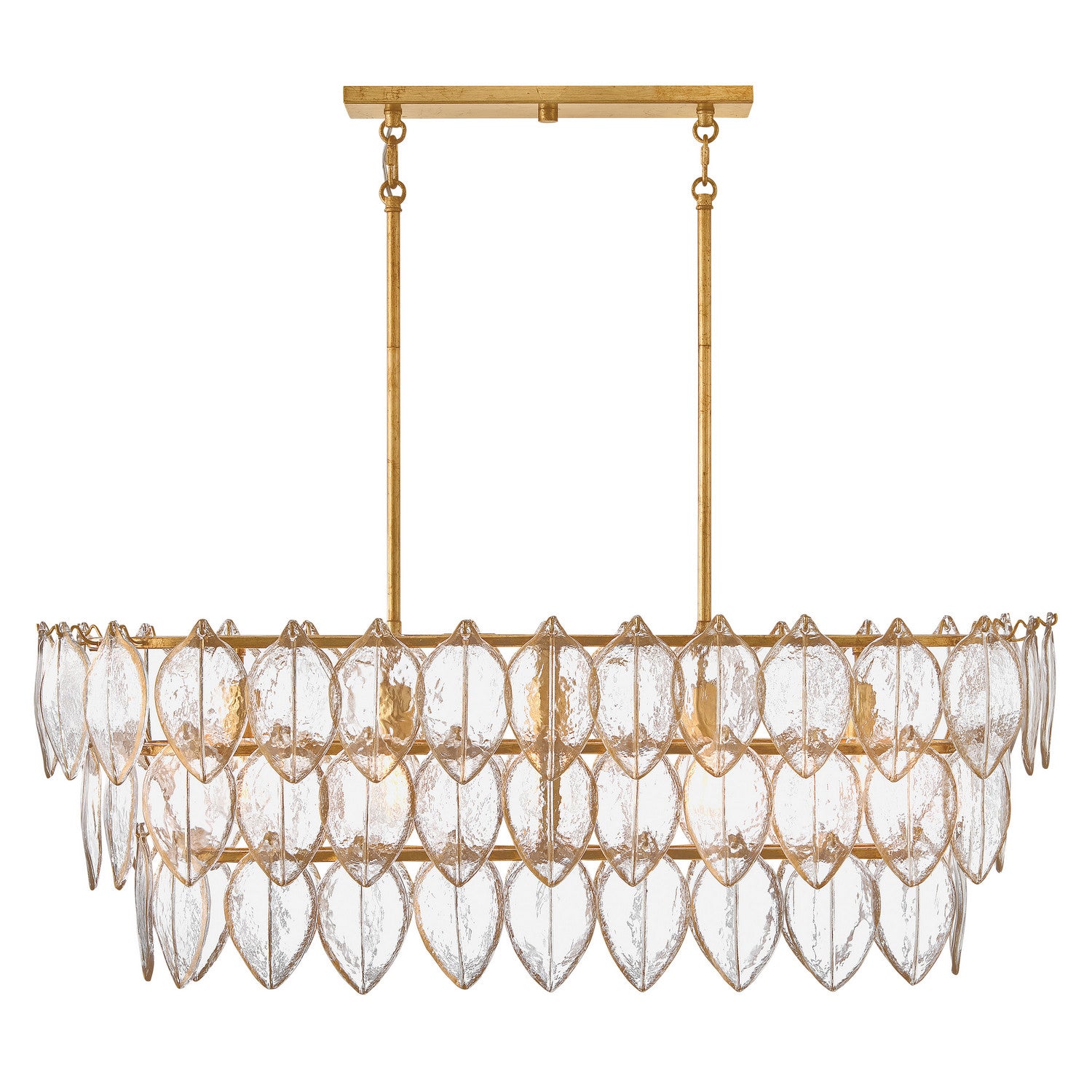 Fredrick Ramond Canada - FR32605DA - LED linéaire Suspension - Amira - Laiton vieilli
