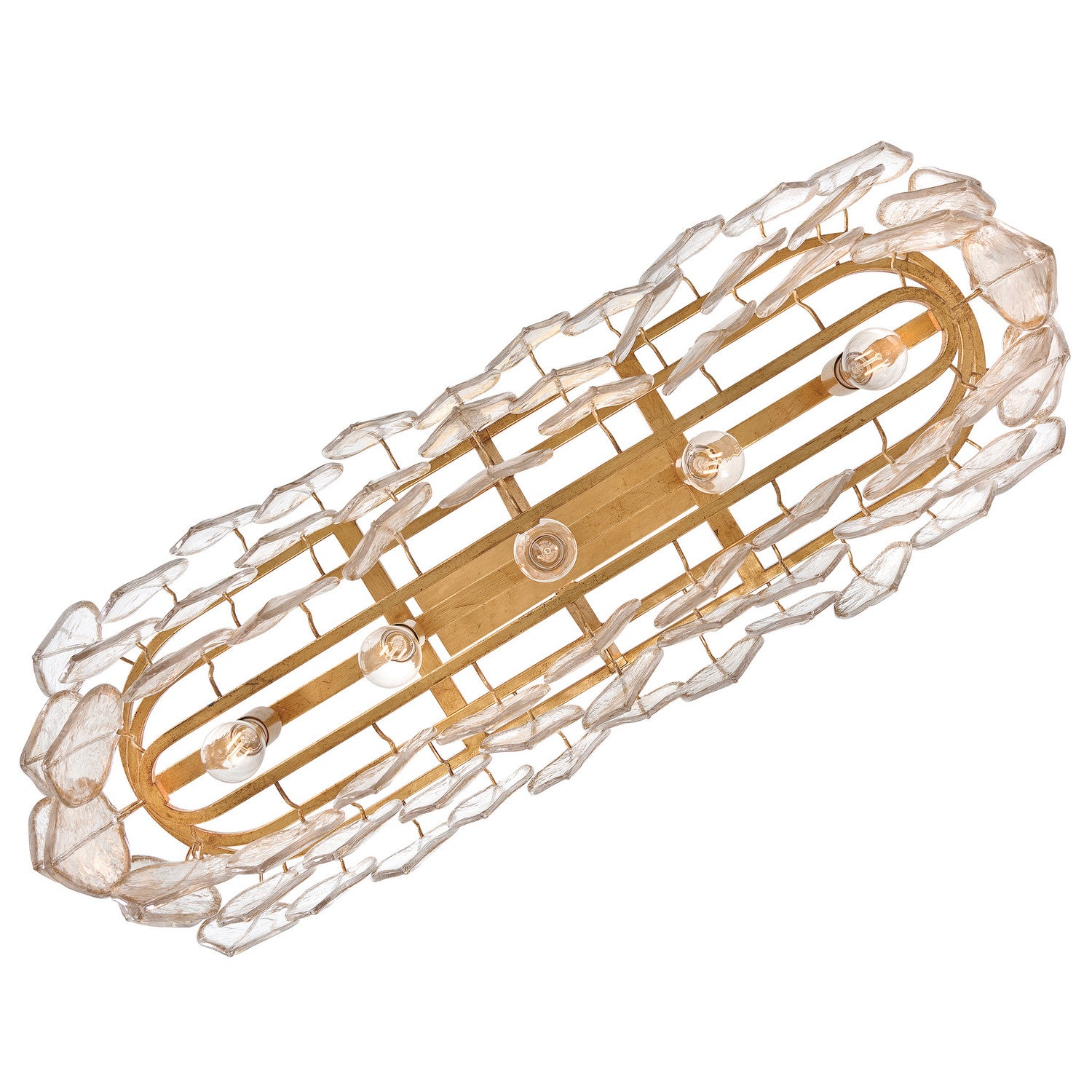 Fredrick Ramond Canada - FR32605DA - LED linéaire Suspension - Amira - Laiton vieilli