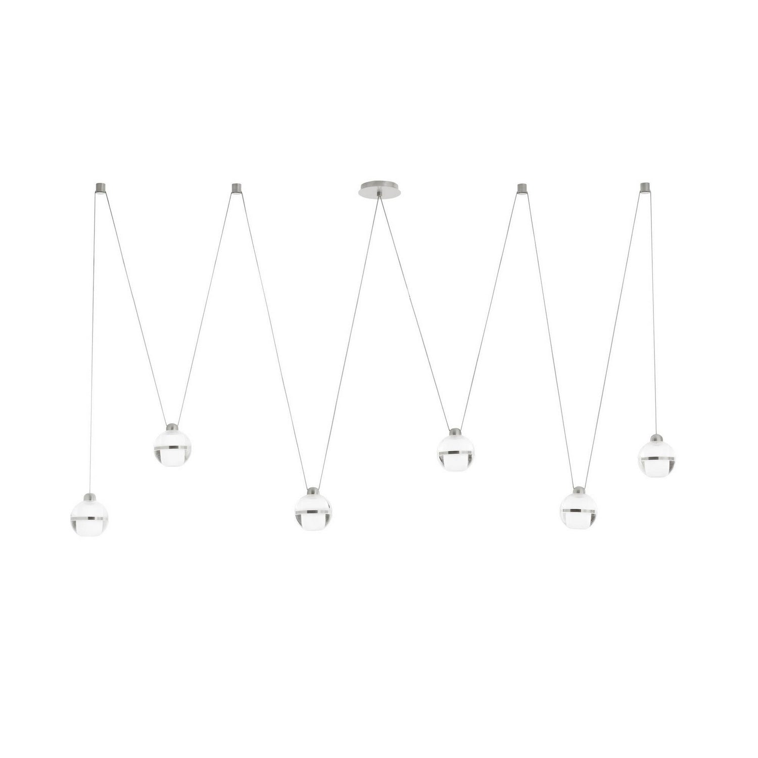 Arteriors - DLC58 - LED Suspendu - Noble - Transparent/Chrome