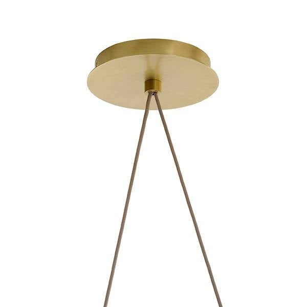 Arteriors - DLC57 - LED Suspendu - Noble - Laiton clair/antique