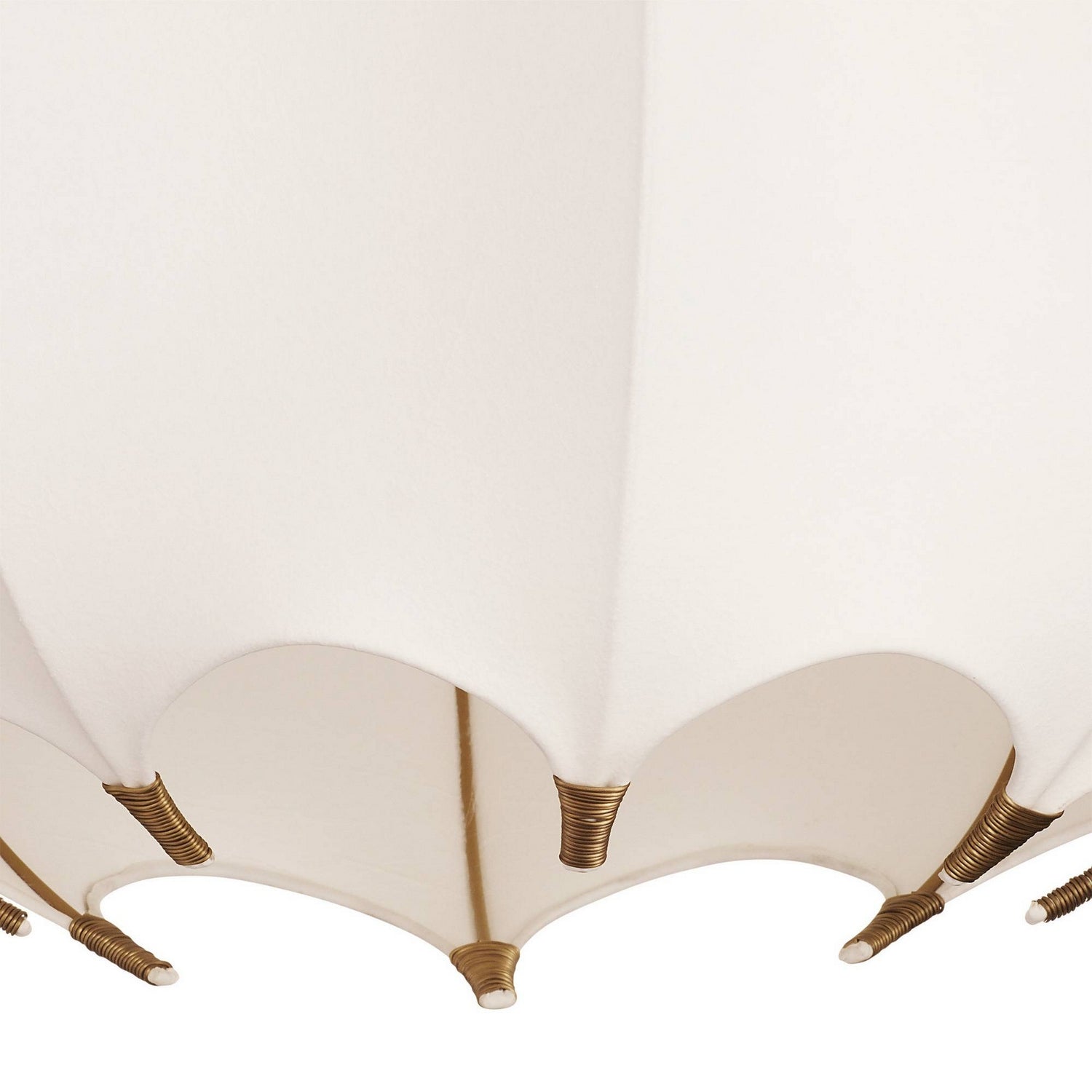 Arteriors - DSC17 - One Light Pendant - Lunaria - Ivory/Antique Brass