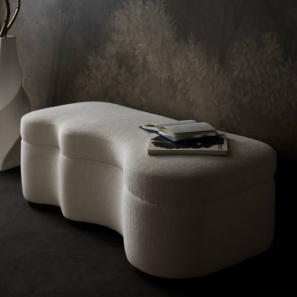 Banc Shoal Arteriors GDFHU01 en sable/noyer foncé