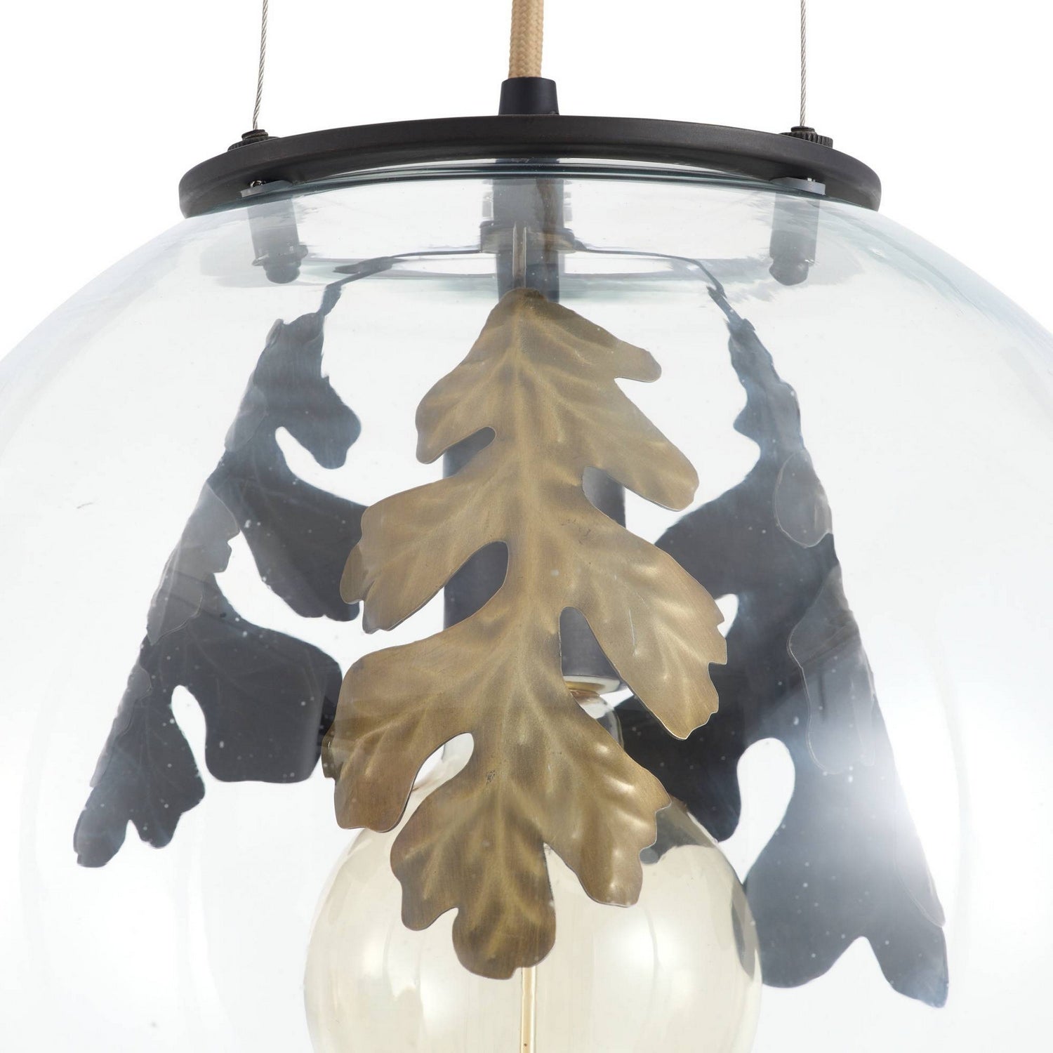 Arteriors - GDDPI04 - One Light Pendant - Chene - Bronze/Clear