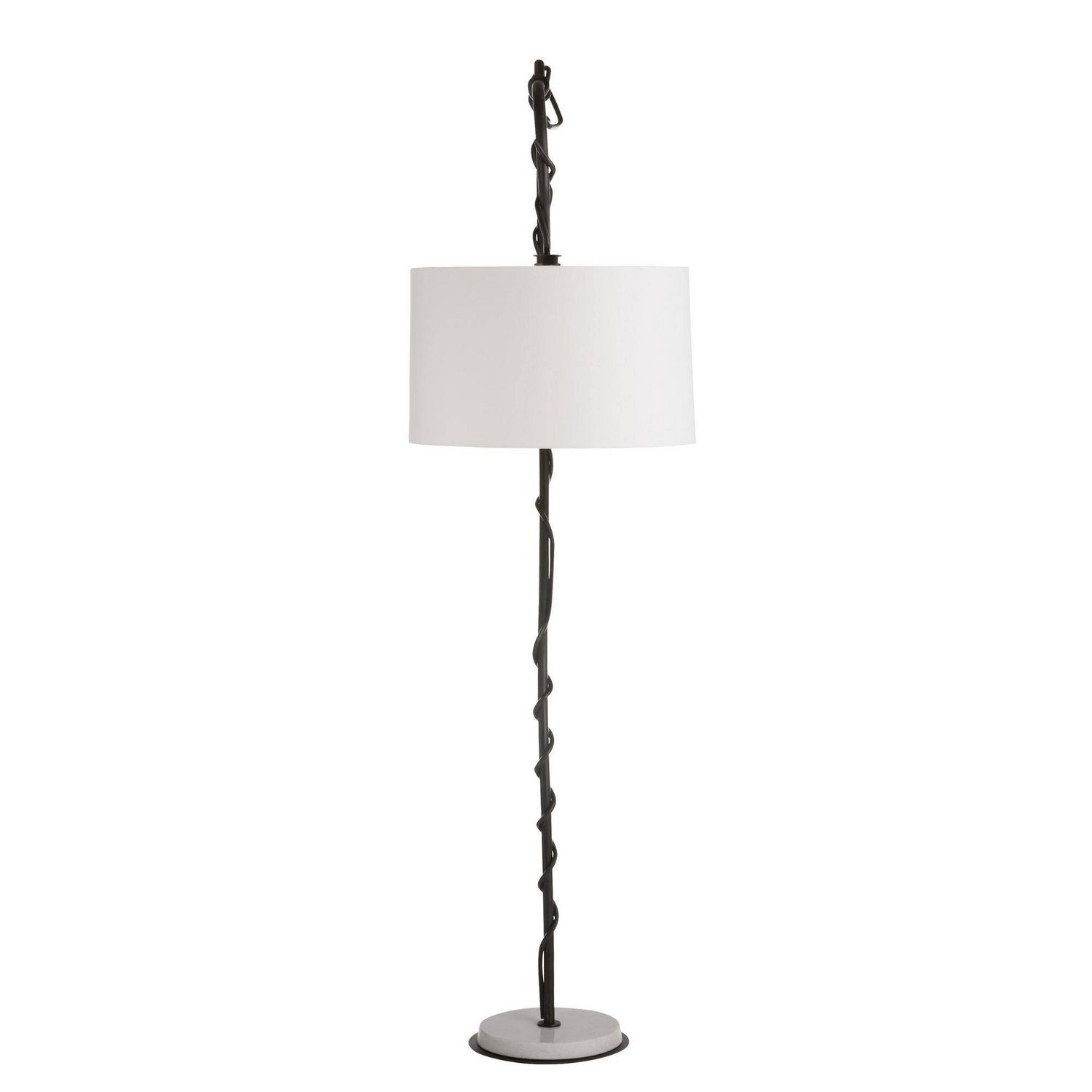 Arteriors - GDPFI02-SH070 - Lampadaire à une lumière - Muscadine - Bronze/Blanc