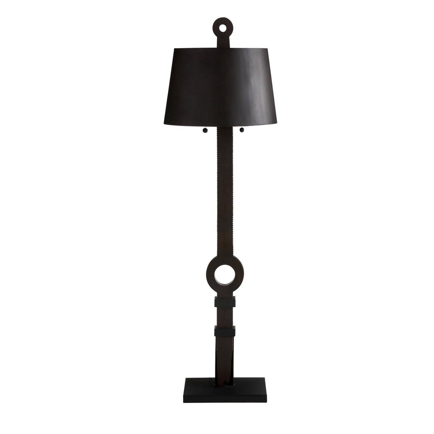 Arteriors - GDPFI03 - Lampadaire à deux lumières - Totem - Ébène/Bronze