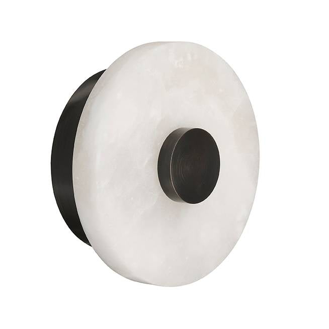Arteriors - DFC28 - LED Flush Mount - Moers - White/English Bronze