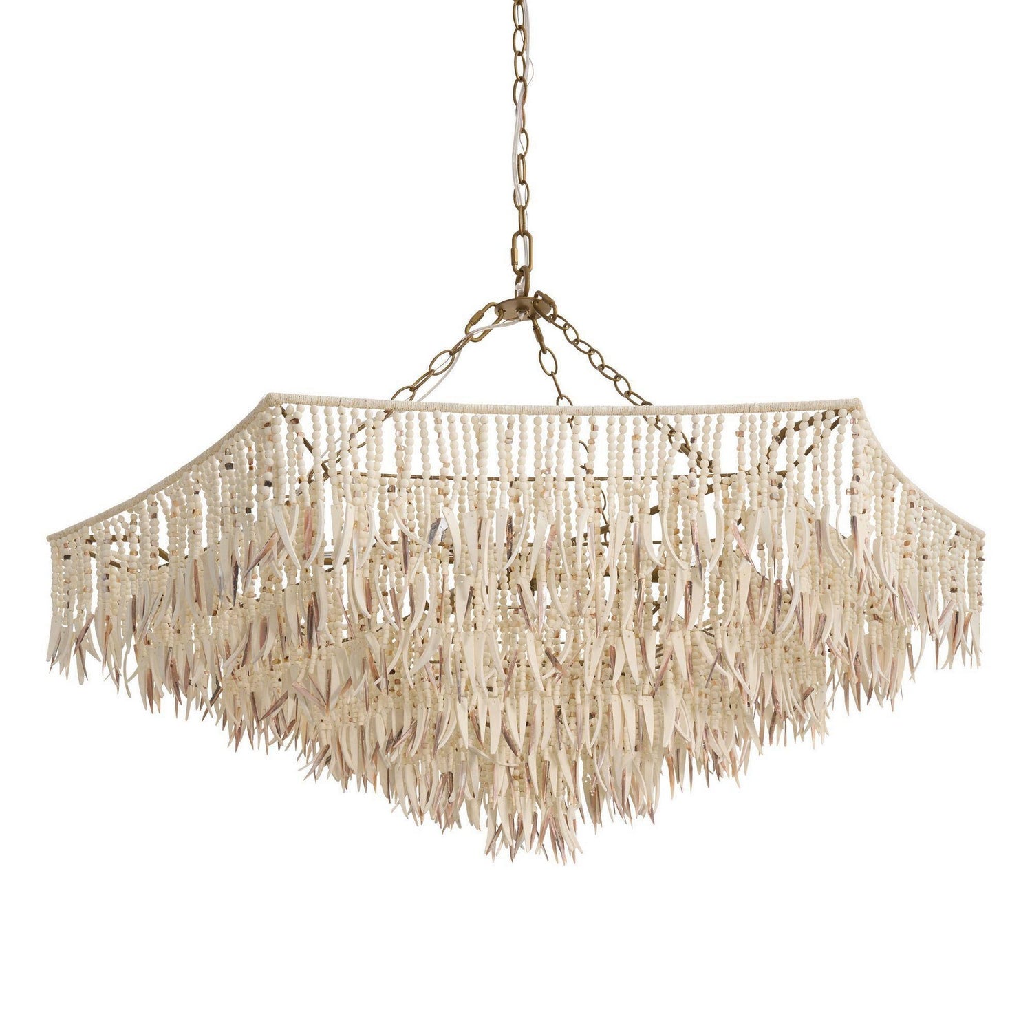 Arteriors - DLS19 - Three Light Chandelier - Josephine - Natural/Ivory