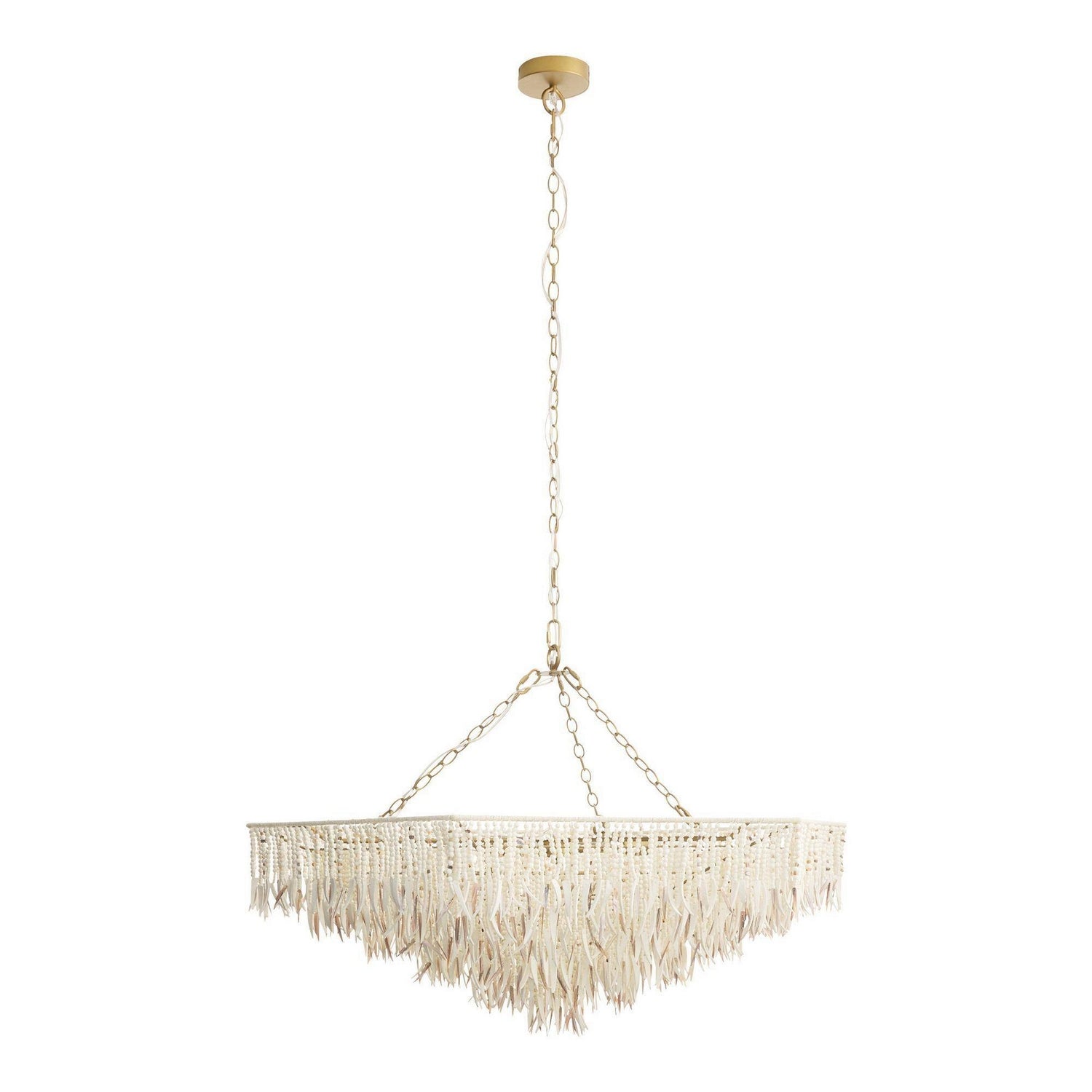 Arteriors - DLS19 - Three Light Chandelier - Josephine - Natural/Ivory