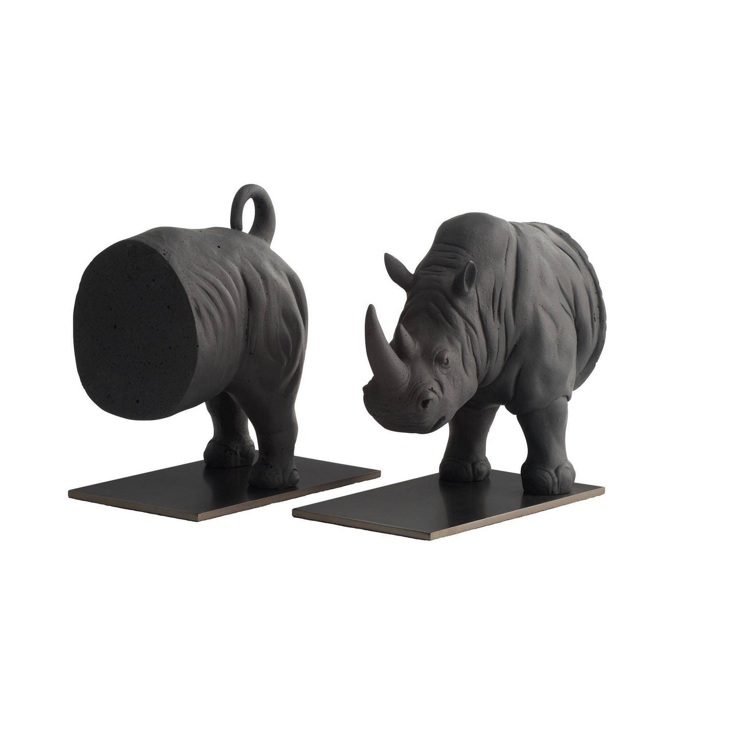 Arteriors - ATC11 - Serre-livres, lot de 2 - Etosha - Anthracite/Bronze