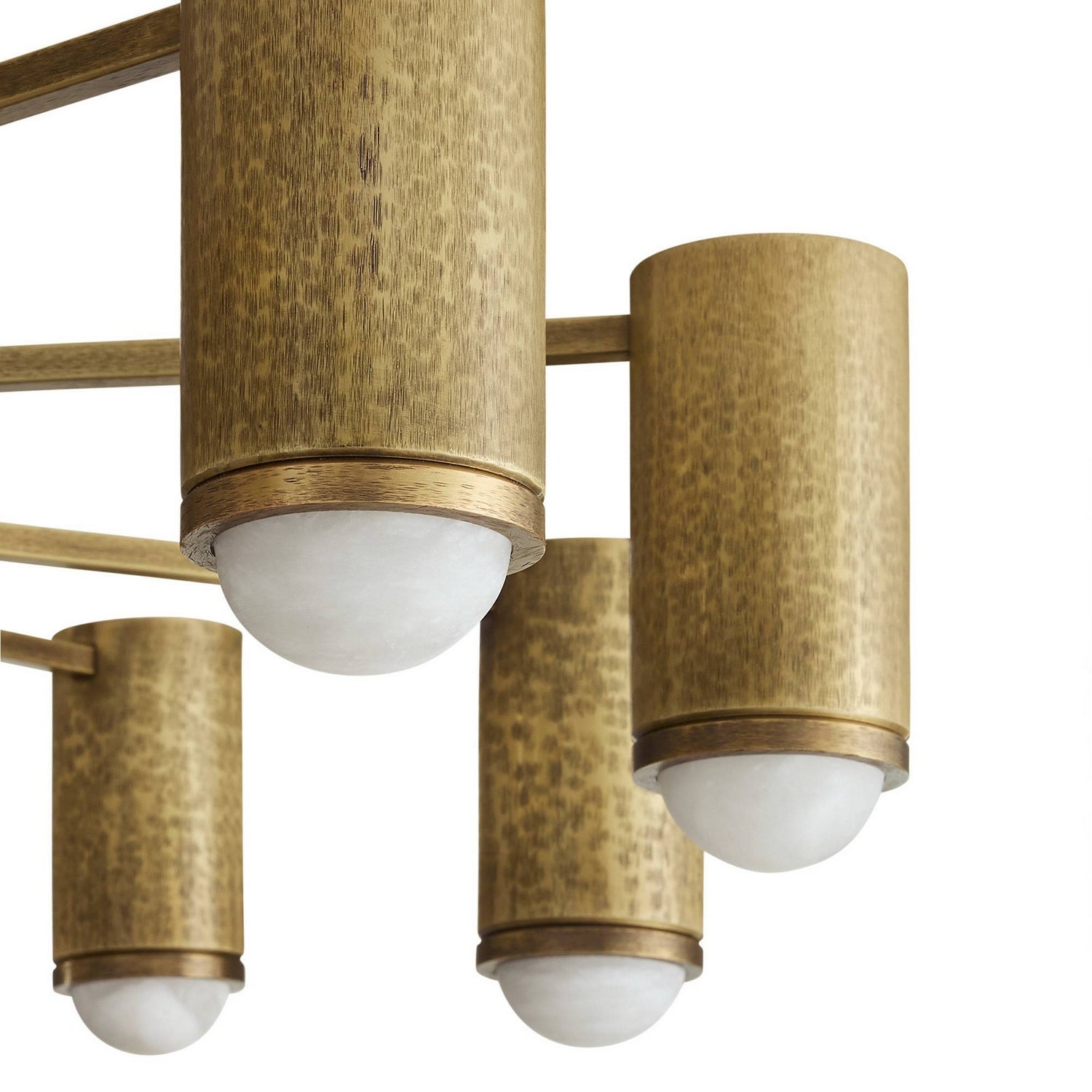 Arteriors - DLC55 - 20 Light Chandelier - Loryn - Antique Brass/White