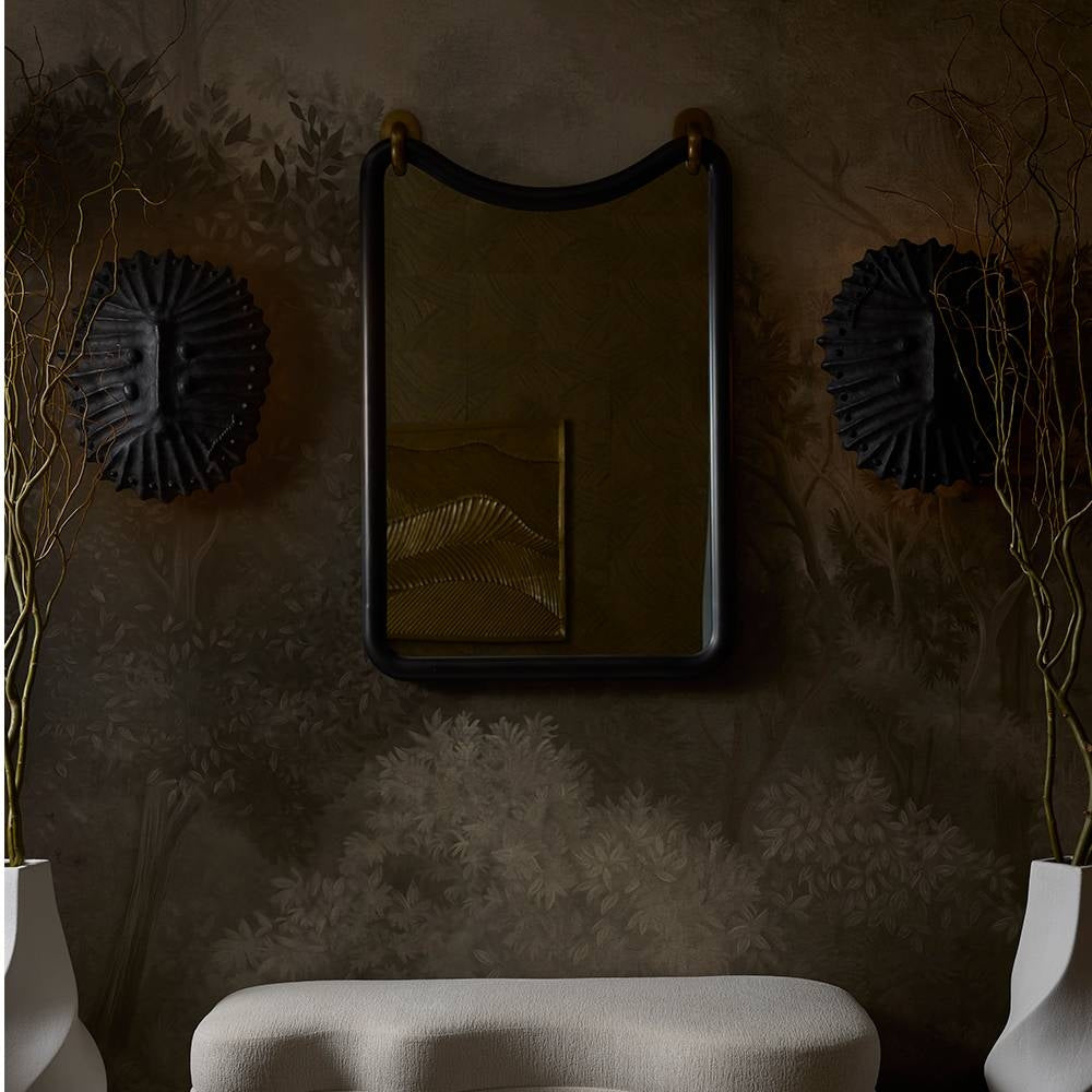 Arteriors GDWMI103 Paloma Mirror in Bronze/Antique Brass