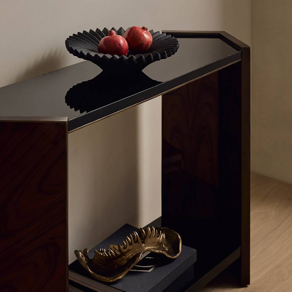 Arteriors - FLS12 - Console - Argyle - Noir/Palissandre Santos