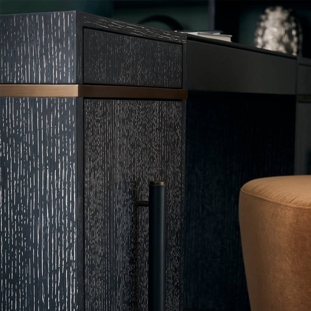 Arteriors - FKS09 - Bureau - Coventry - Ébène cérusé/Noir