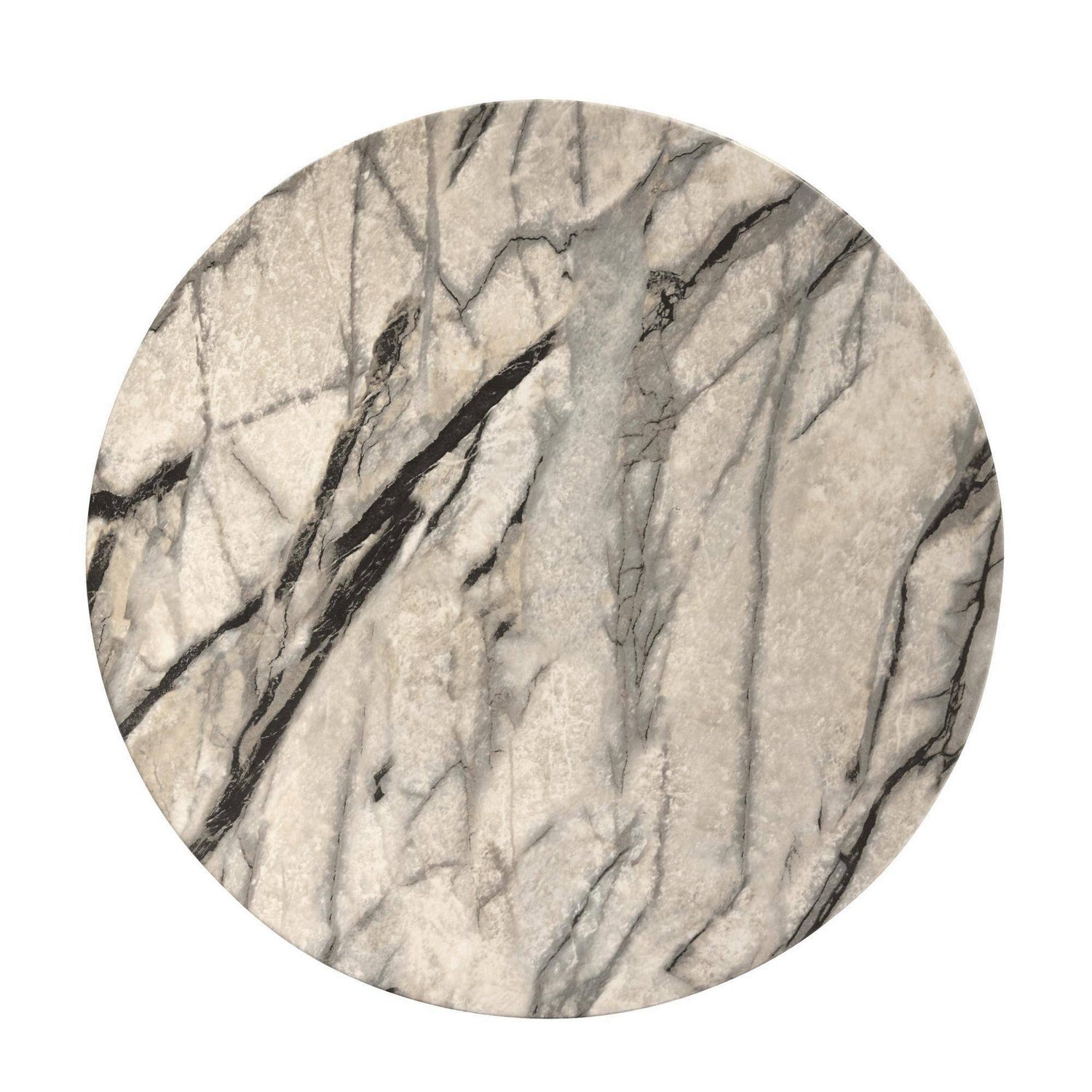 Arteriors - FES19 - Table d'appoint - Mirelle - Imitation marbre Mojave