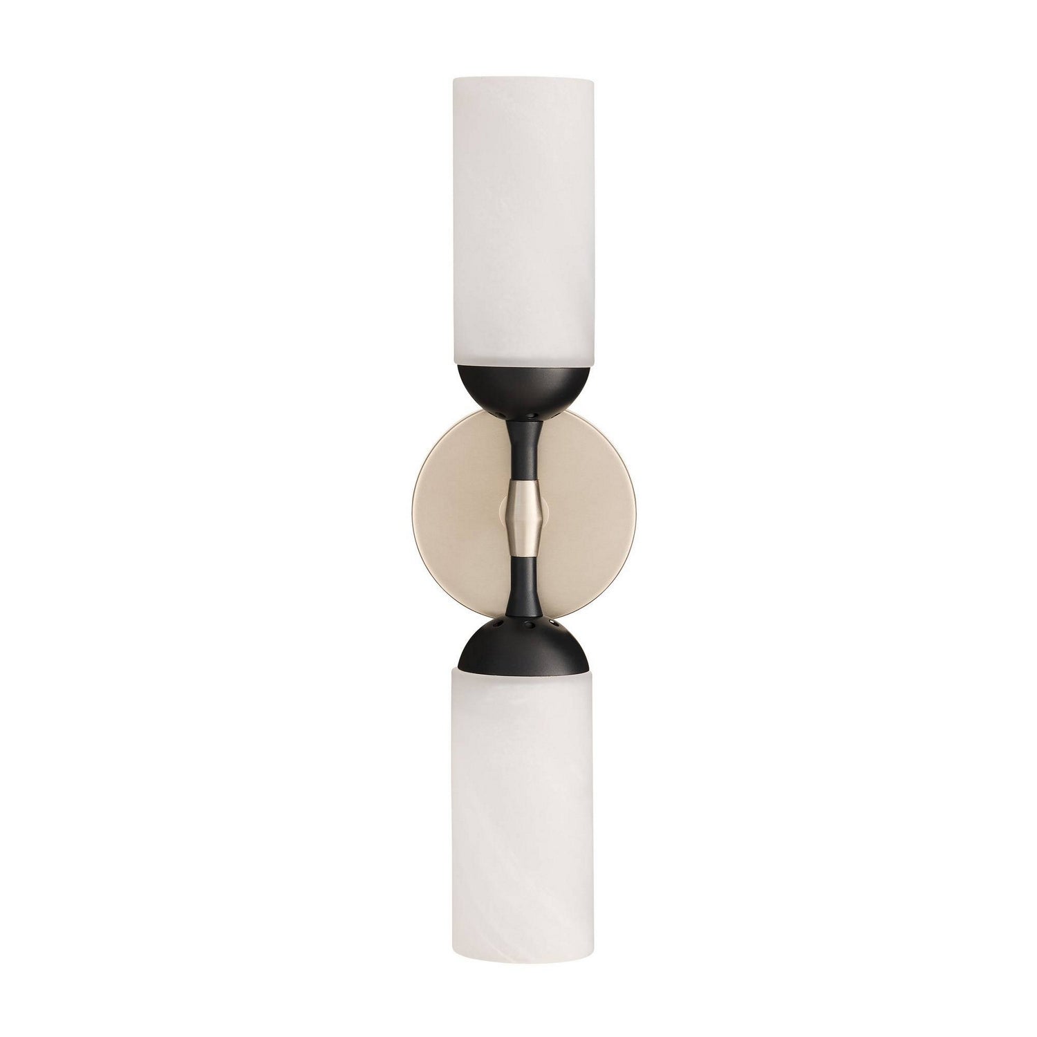 Arteriors - DWC102 - Two Light Wall Sconce - Emmett - Opal Swirl/Dark Vintage Silver
